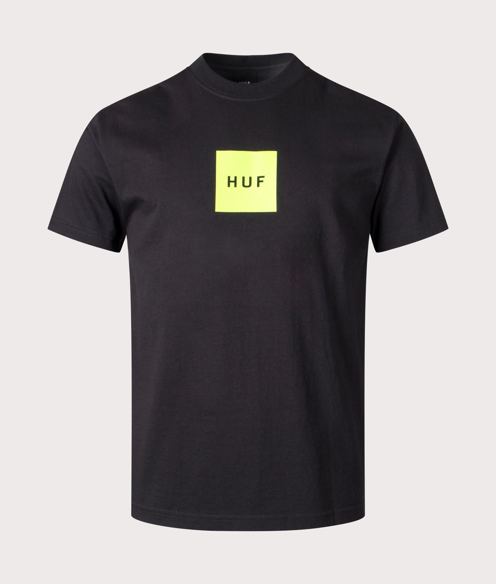 Black yellow huf shirt sale