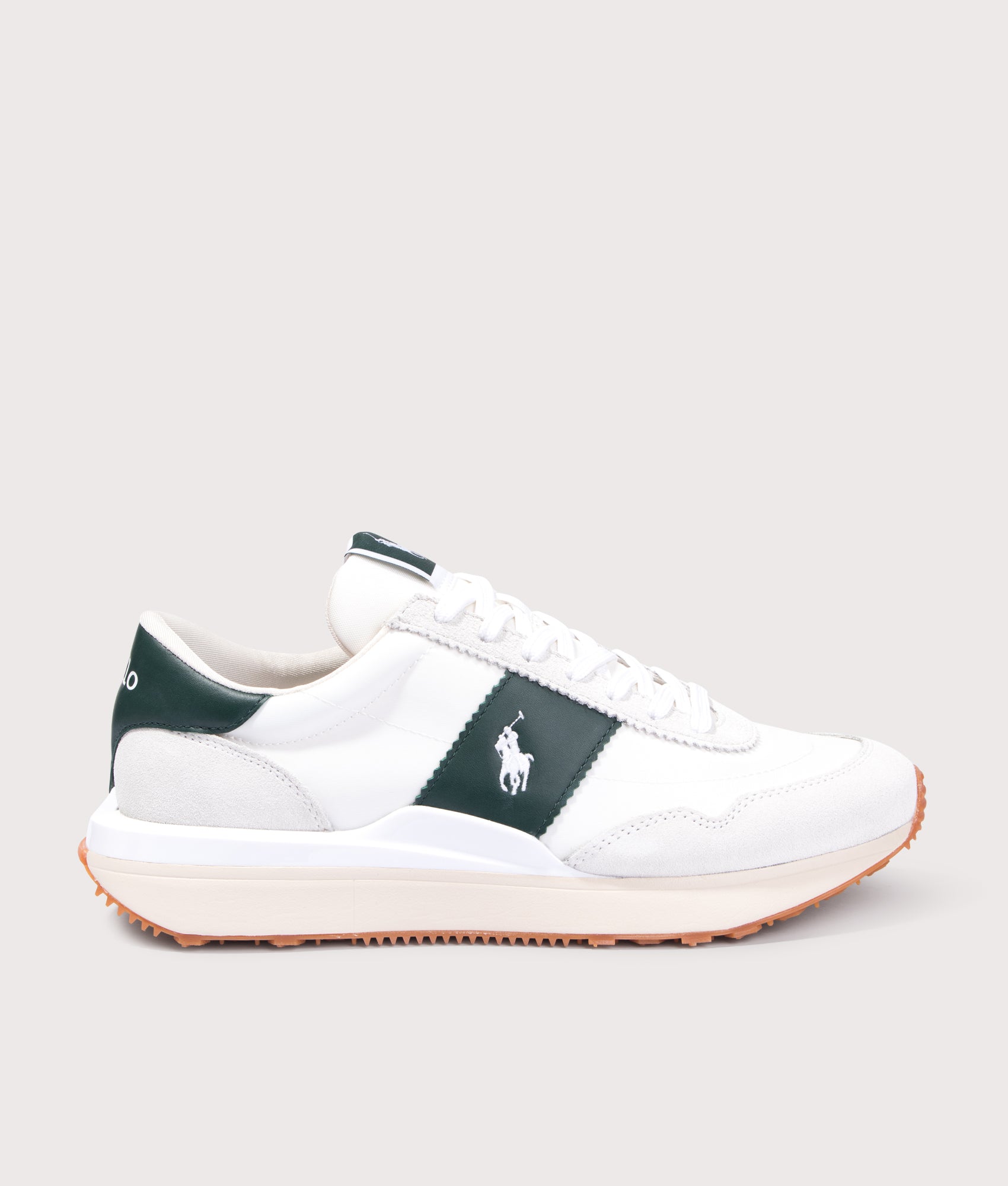 Train 89 Low Top Trainers Bianco Forest Polo Ralph Lauren EQVVS