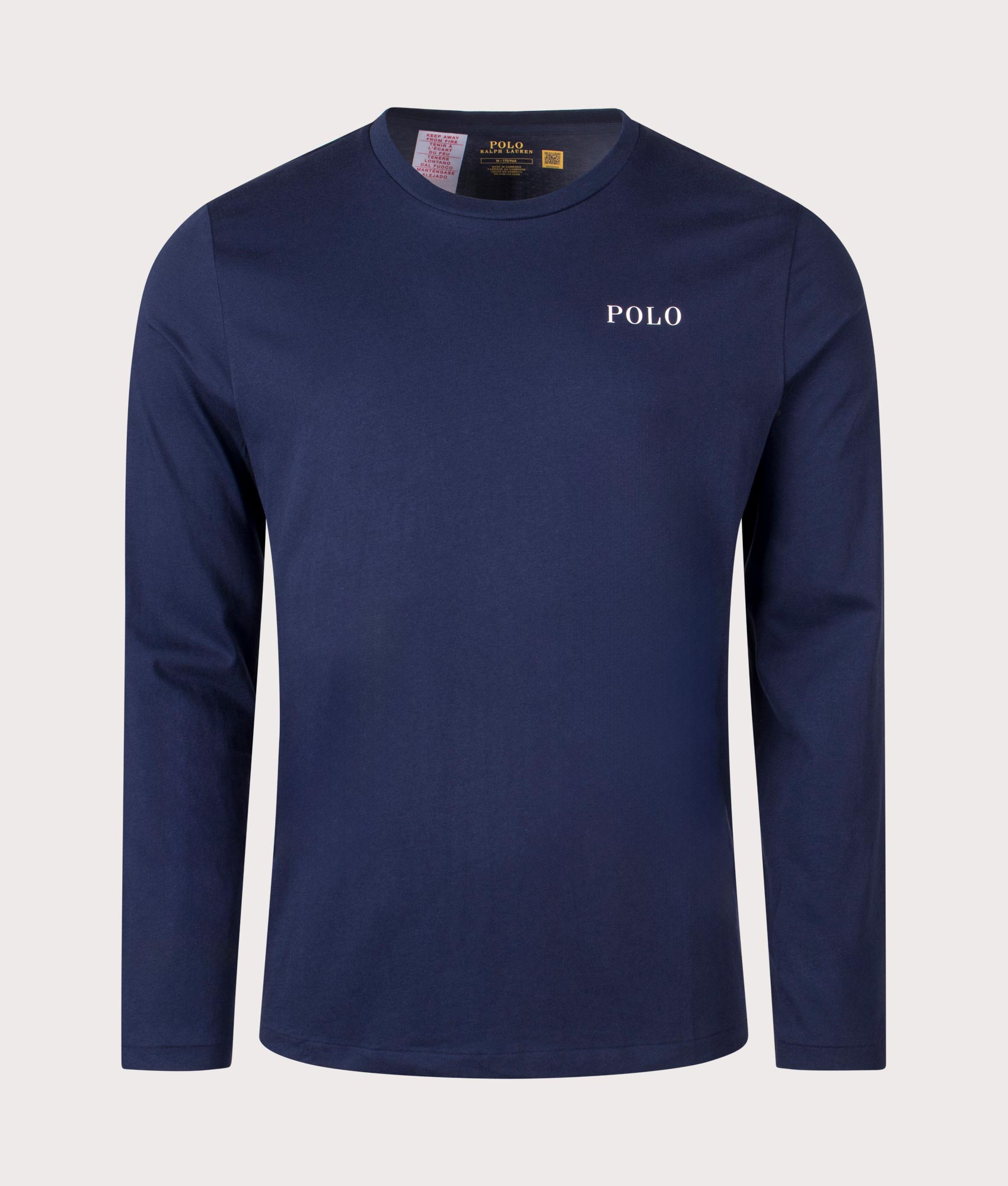 Polo long sleeve crew neck best sale