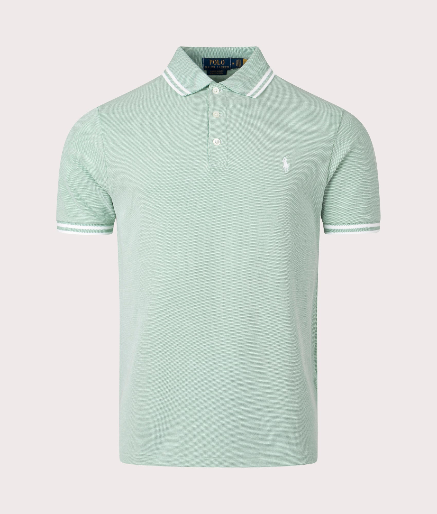 Mesh Polo Shirt Essex Green/White | Polo Ralph Lauren | EQVVS