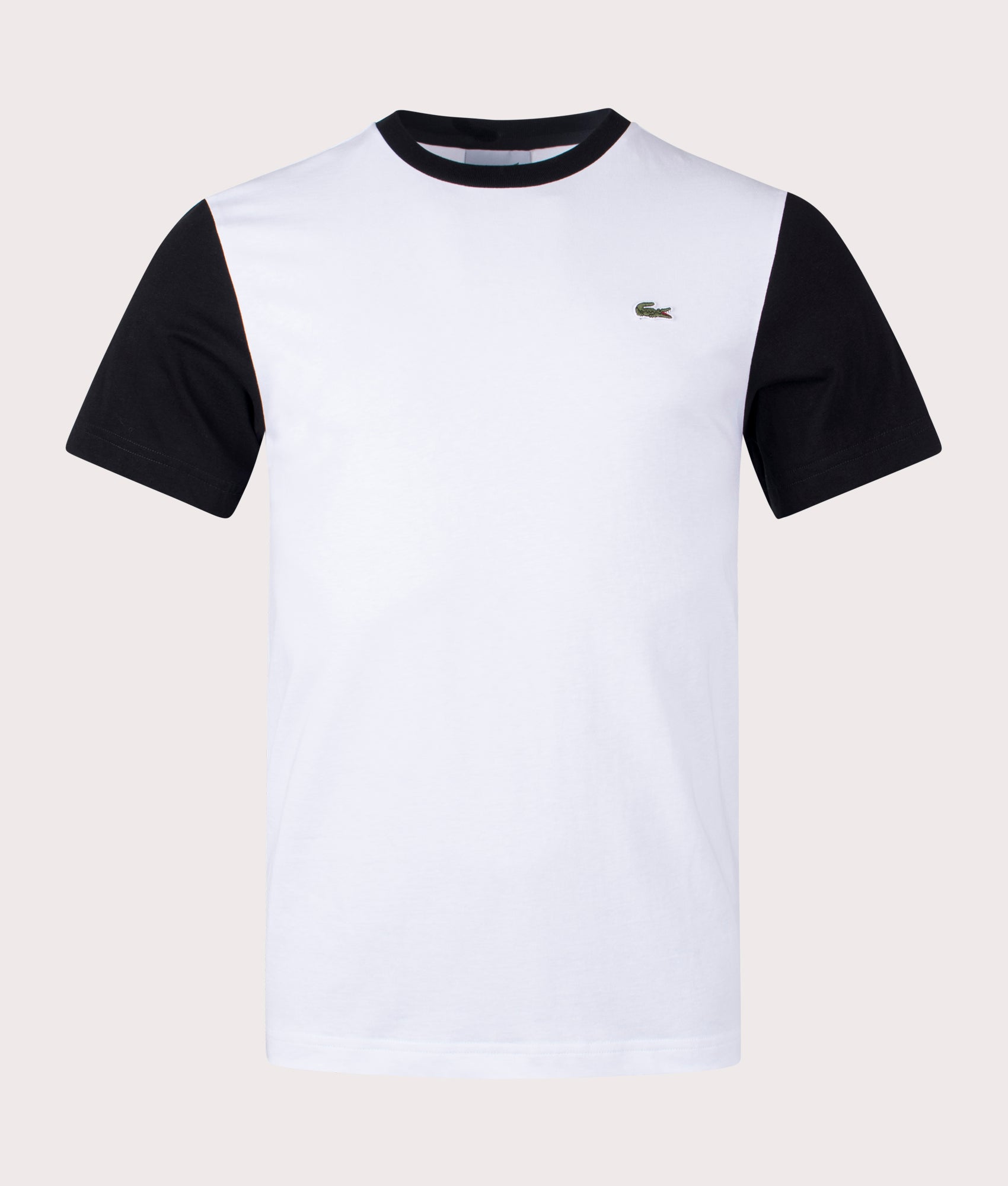 Black and clearance white lacoste shirt