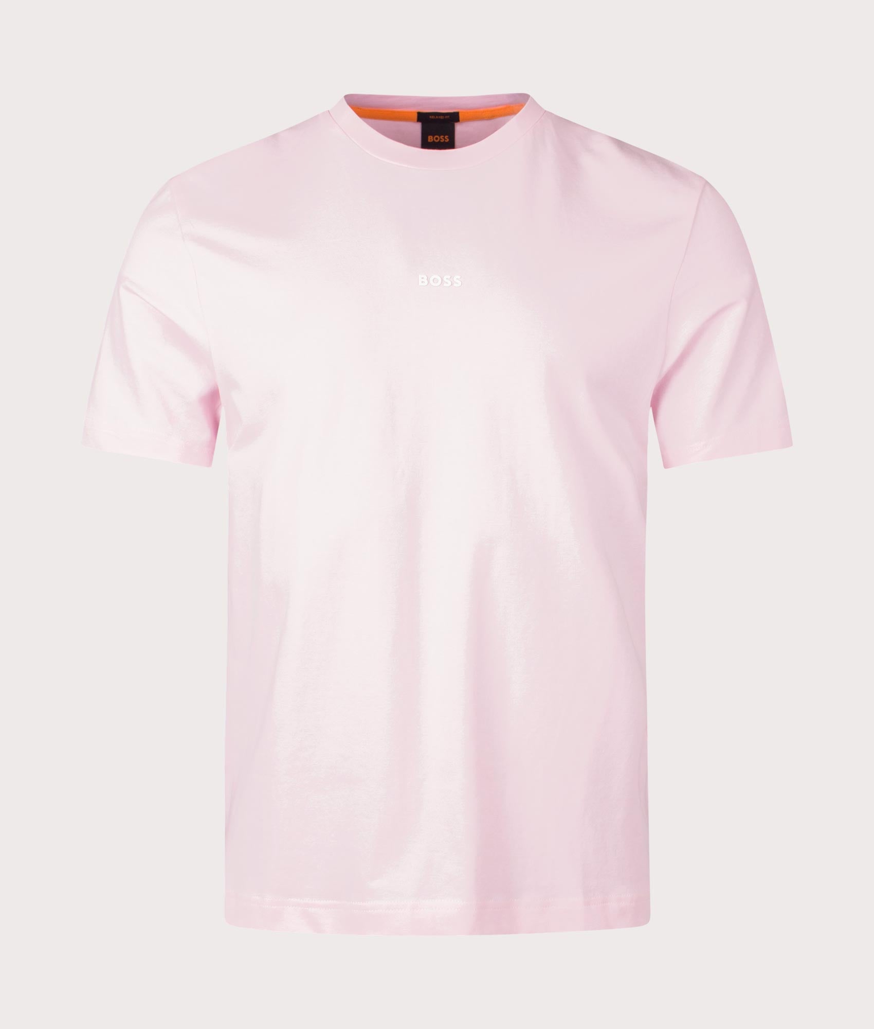 Relaxed Fit Tchup T-Shirt Light Pastel Pink | BOSS | EQVVS