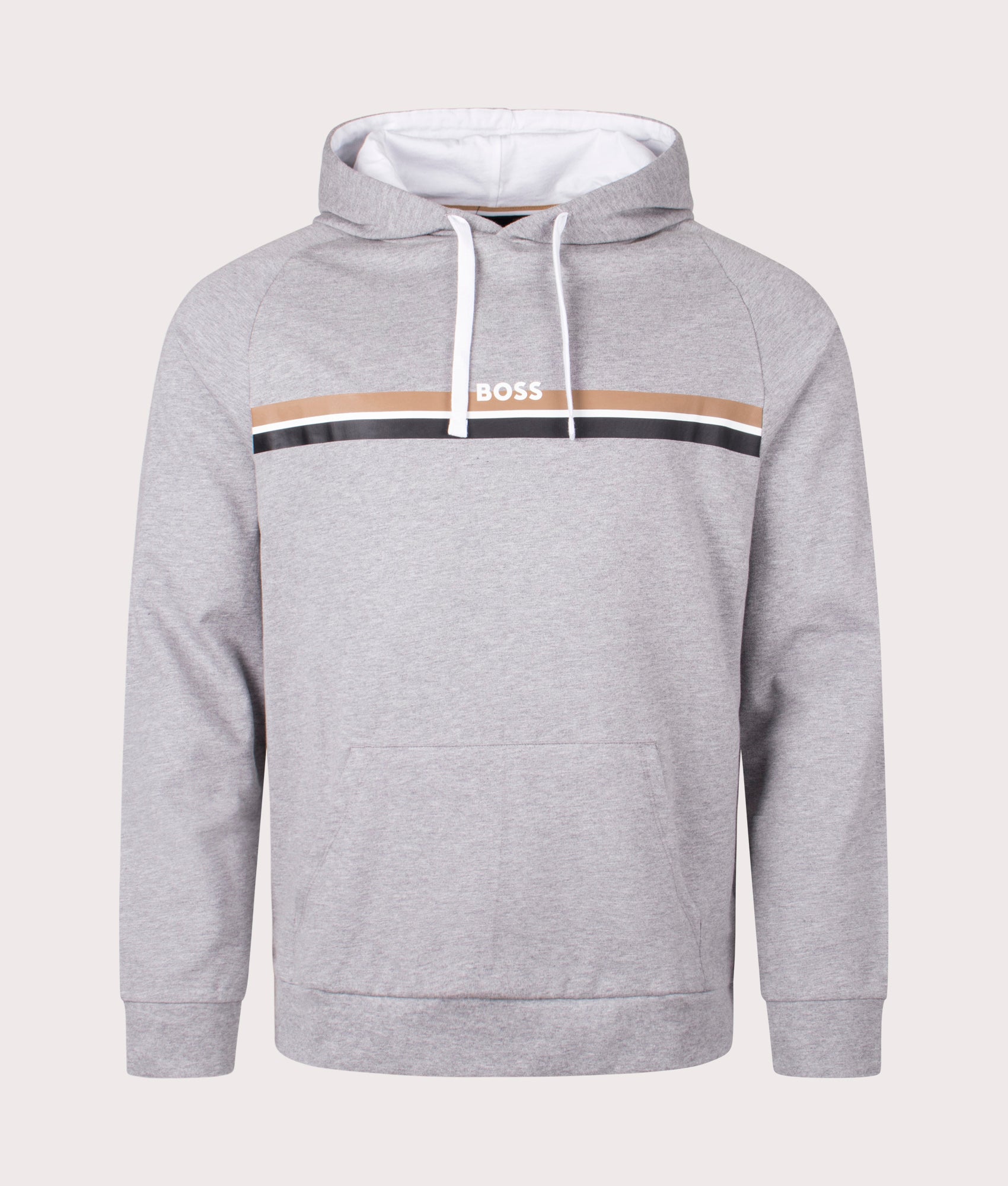 Boss hoodie grey hotsell