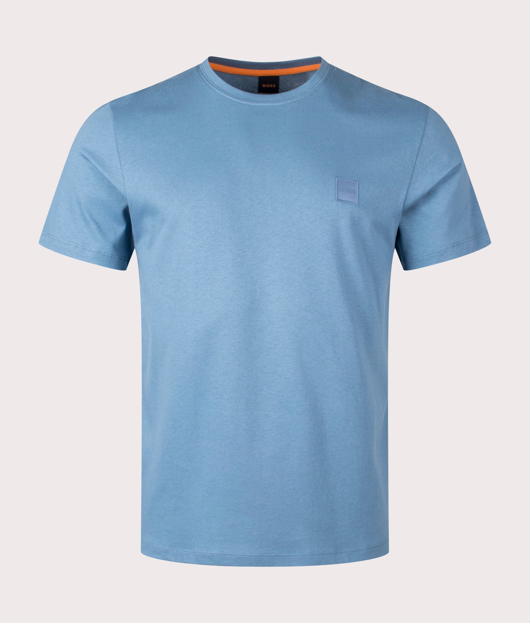 BOSS Relaxed Fit Tales T Shirt in Open Blue for Men at EQVVS