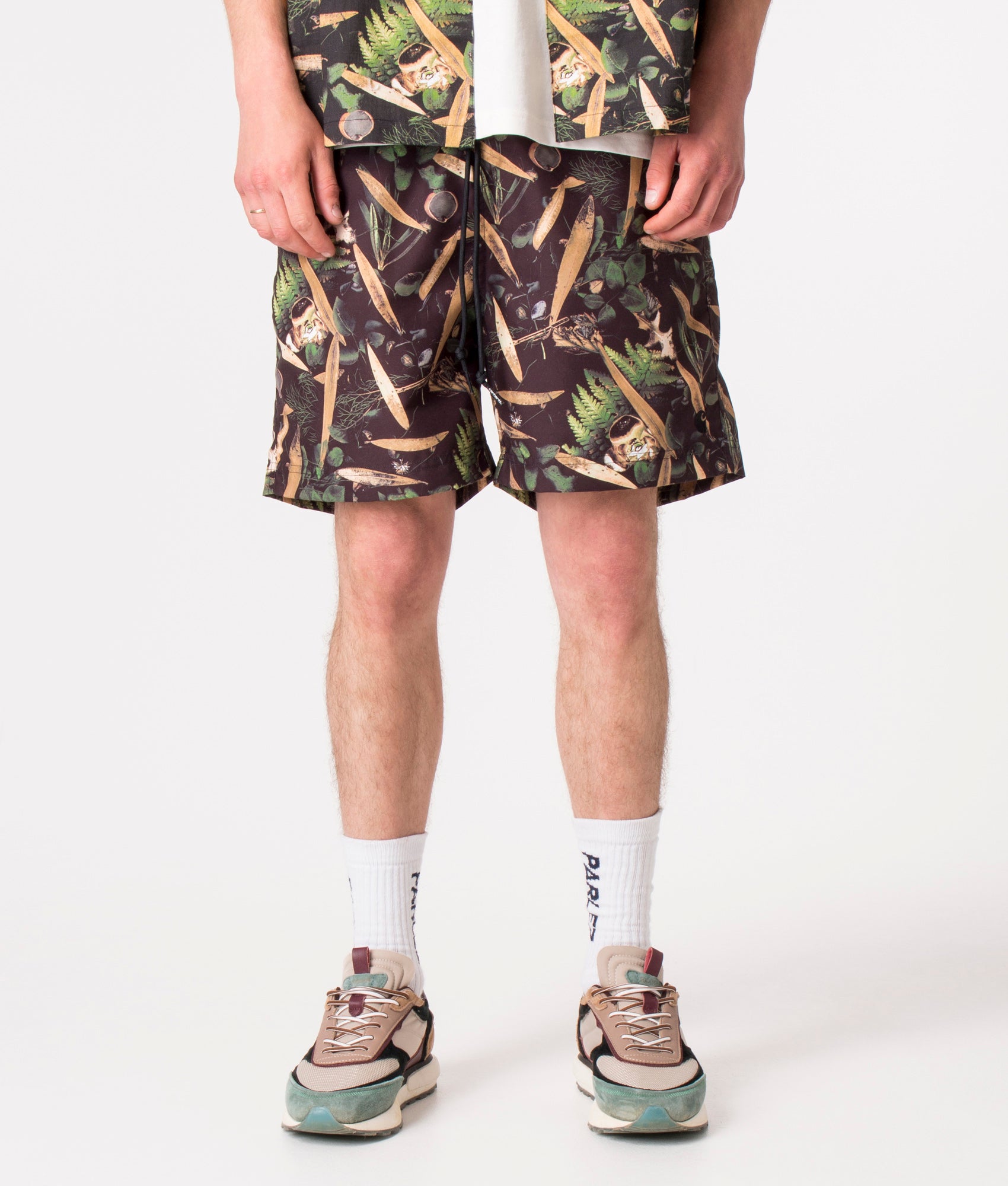 Slater Swim Shorts Lumen Print Black Carhartt WIP EQVVS