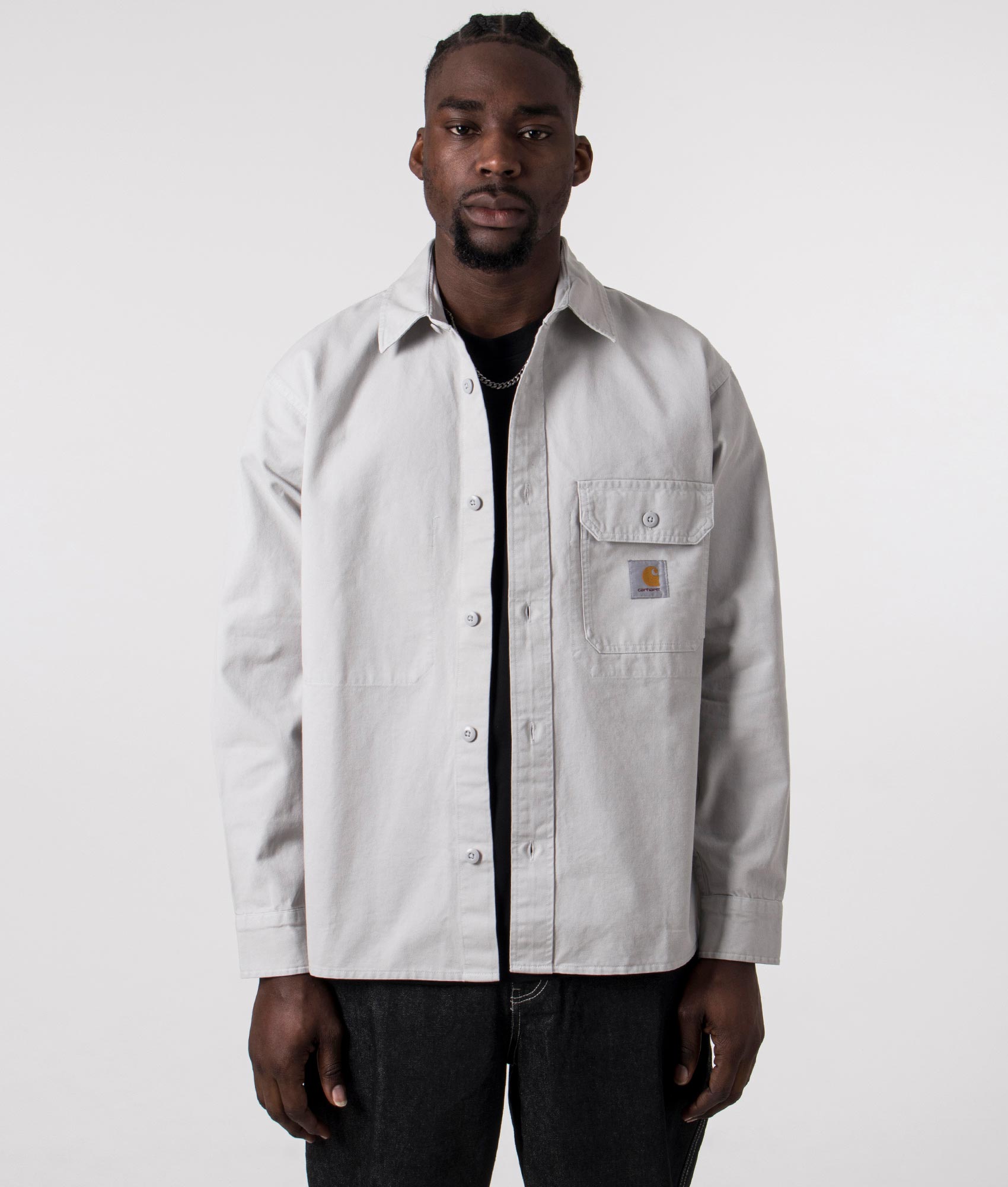 Reno Overshirt in Sonic Silver Carhartt WIP EQVVS