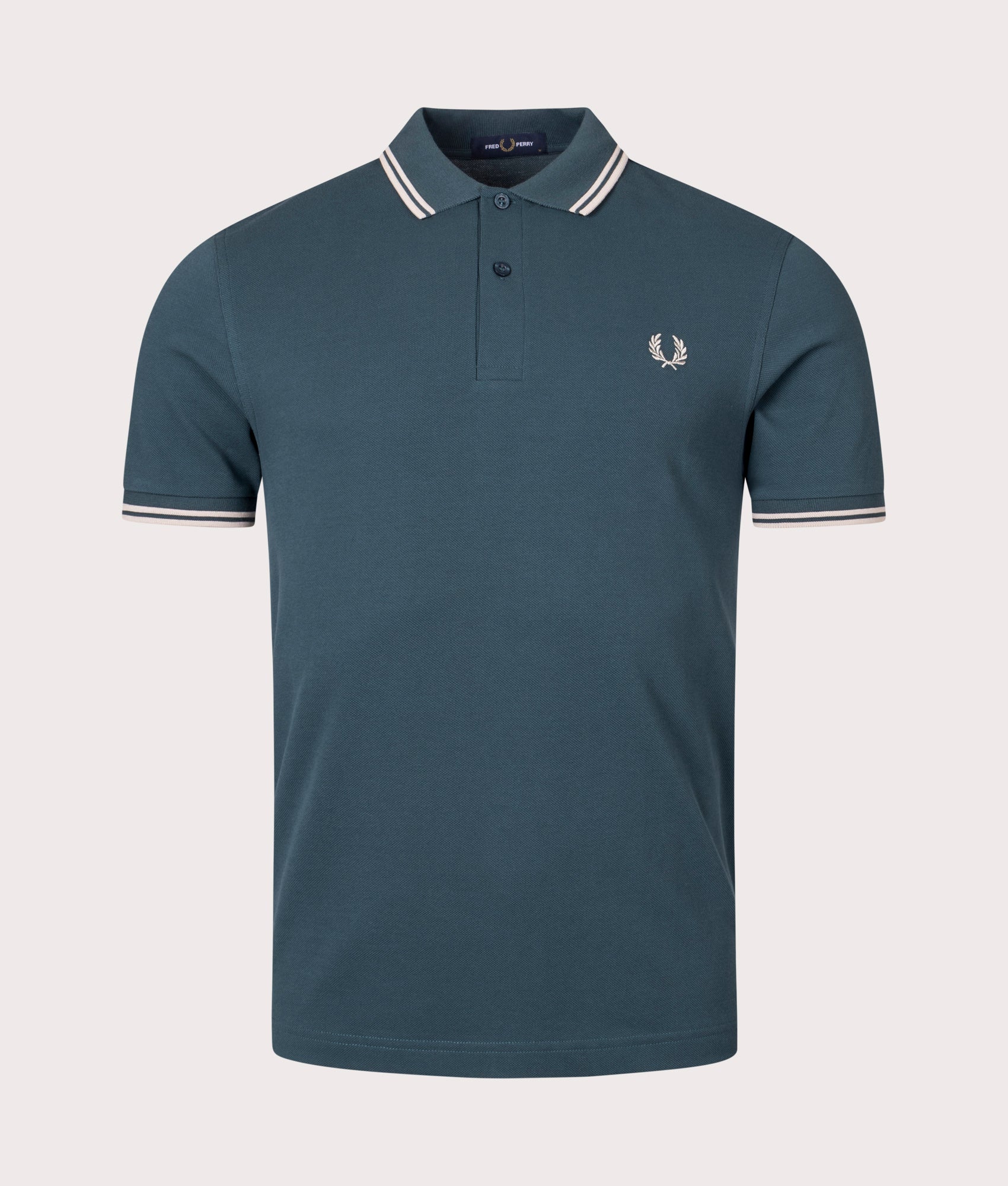 Twin Tipped Fred Perry Polo Shirt Petrol Blue | Fred Perry | EQVVS