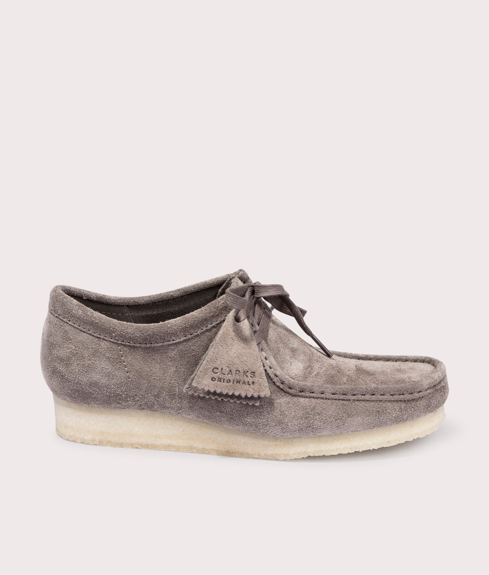 Wallabee Shoes Dark Grey Suede | Clarks Originals | EQVVS