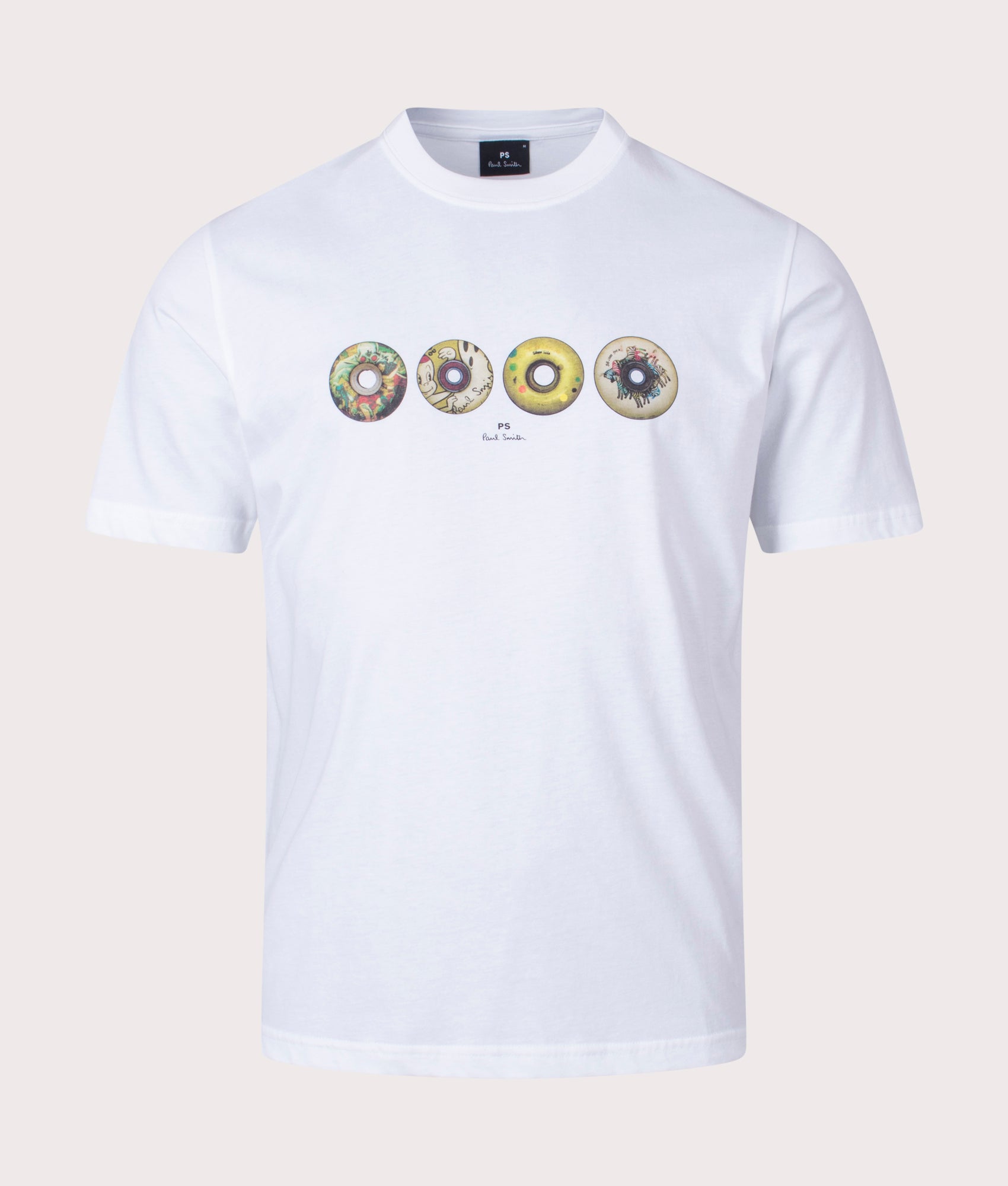 Wheels Print T-Shirt White | PS Paul Smith | EQVVS