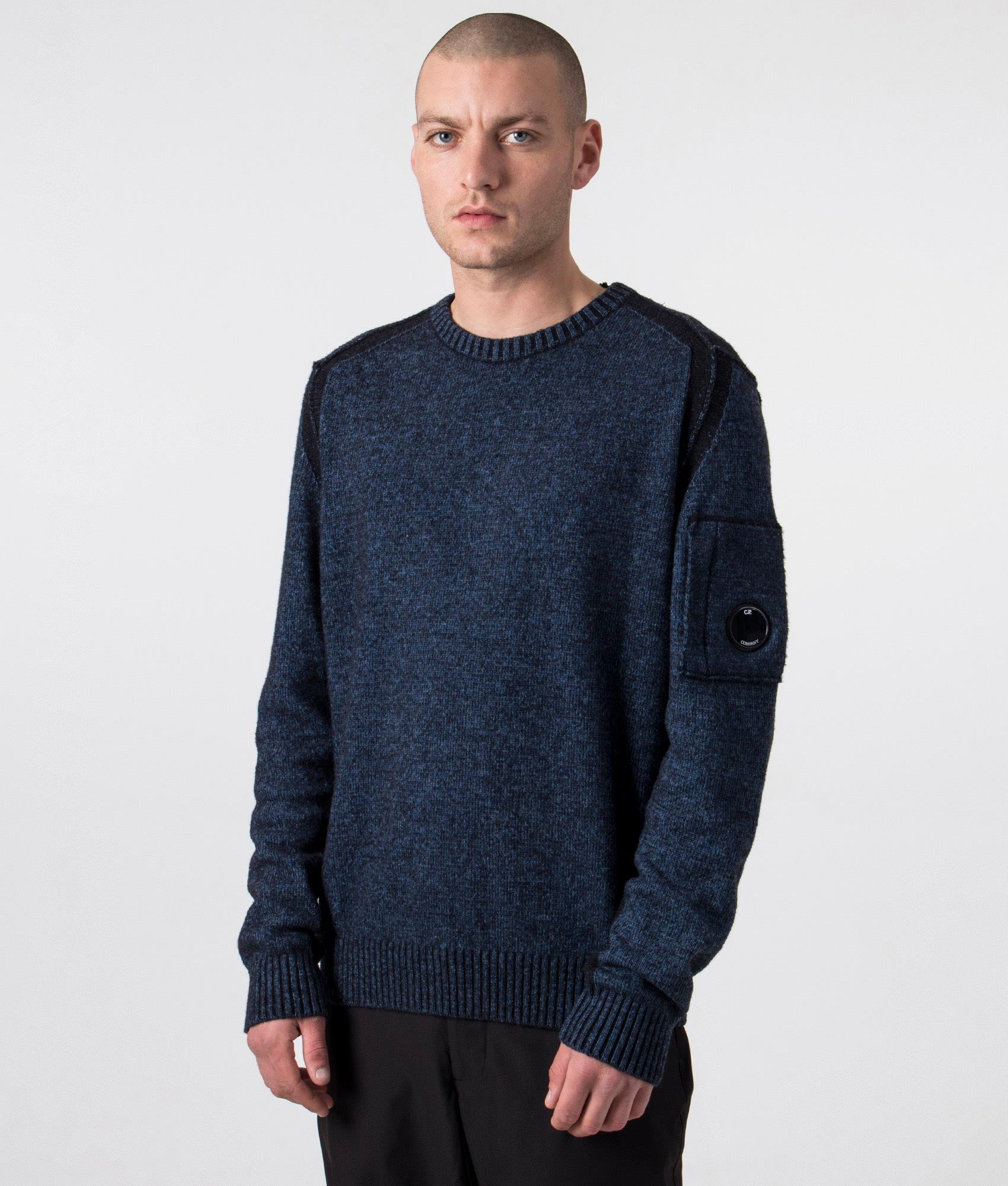 Cp company hotsell navy blue jumper