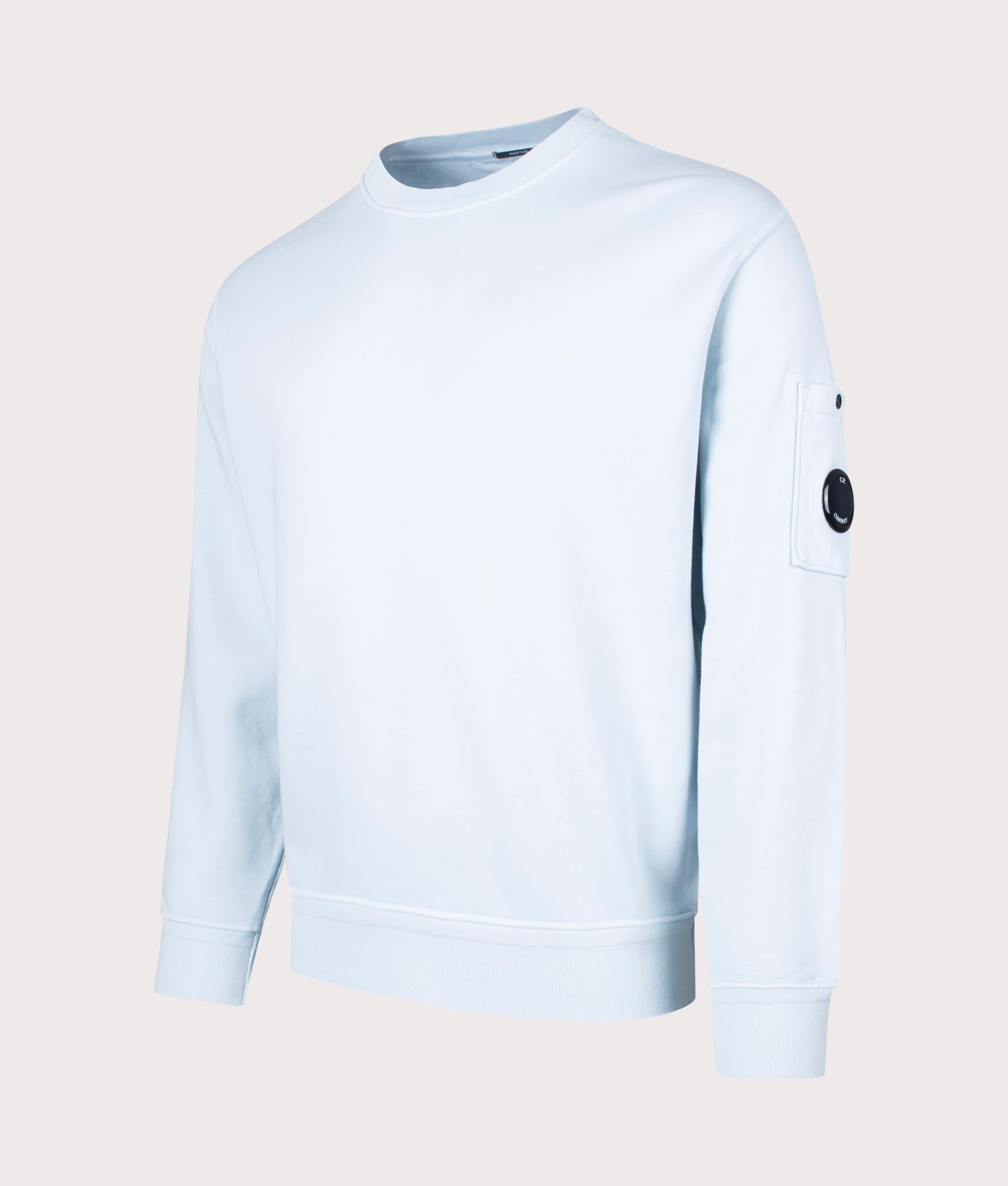 Cotton Diagonal Fleece Lens Sweatshirt Starlight Blue | CP Company | EQVVS