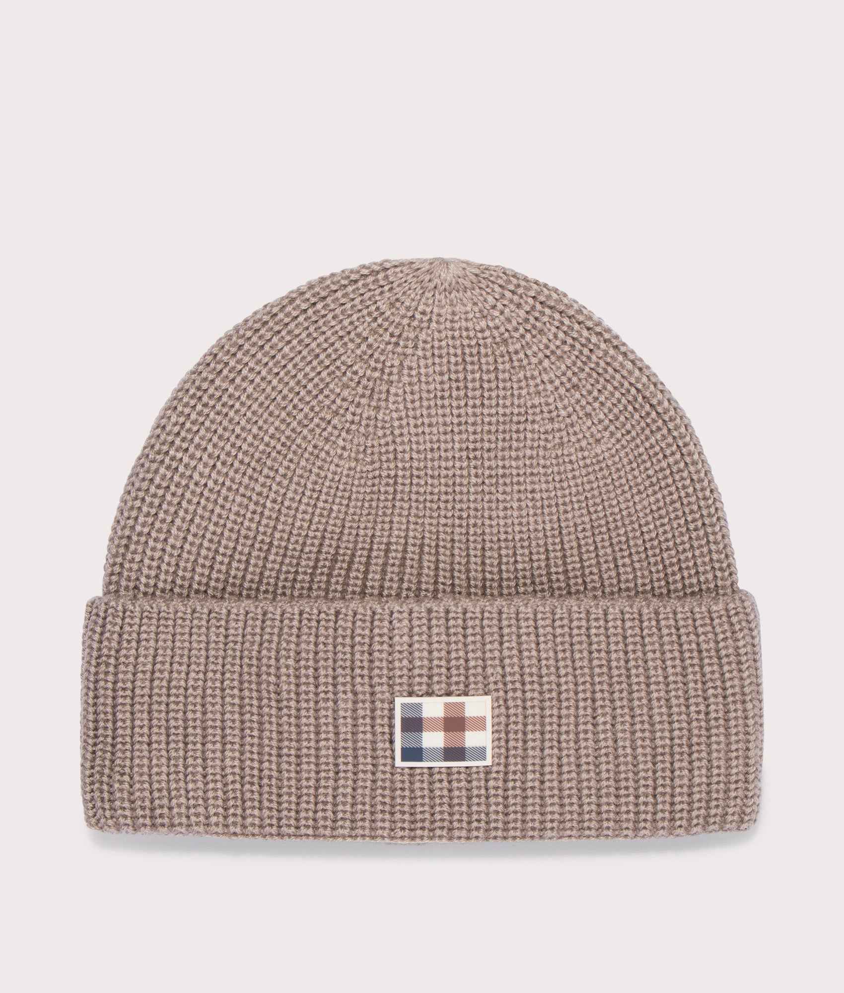 Active Label Beanie Beige Aquascutum EQVVS