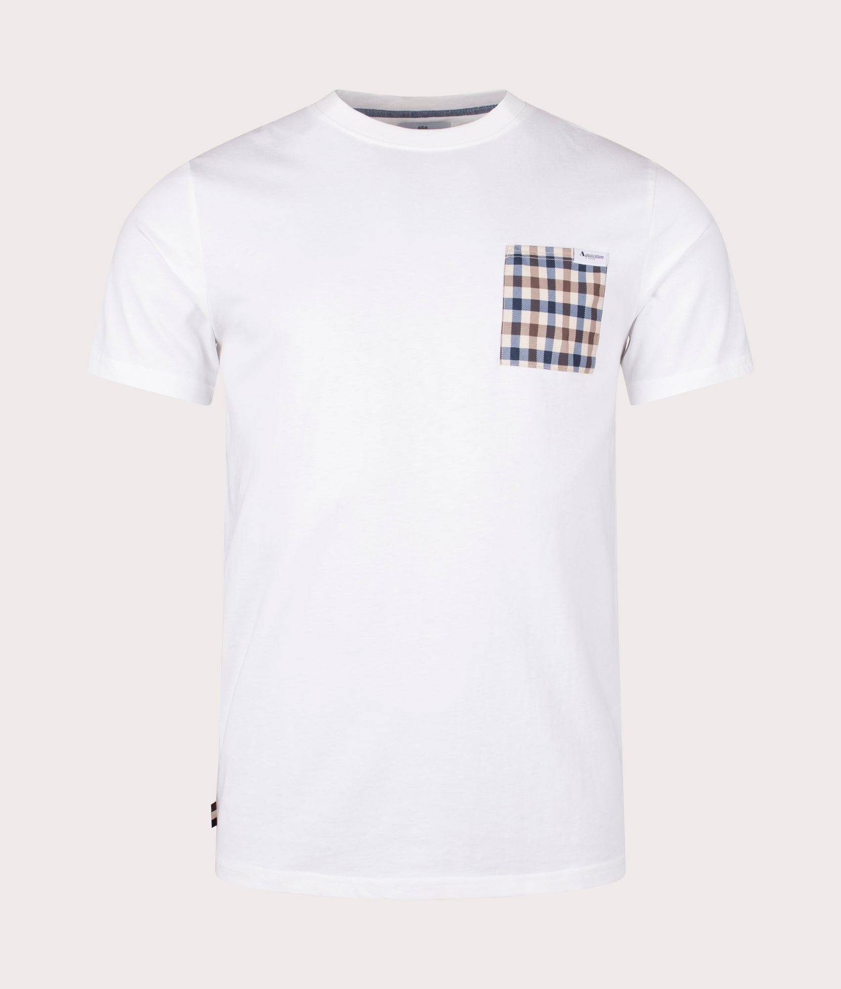 Active Club Check Pocket T Shirt Optical White EQVVS