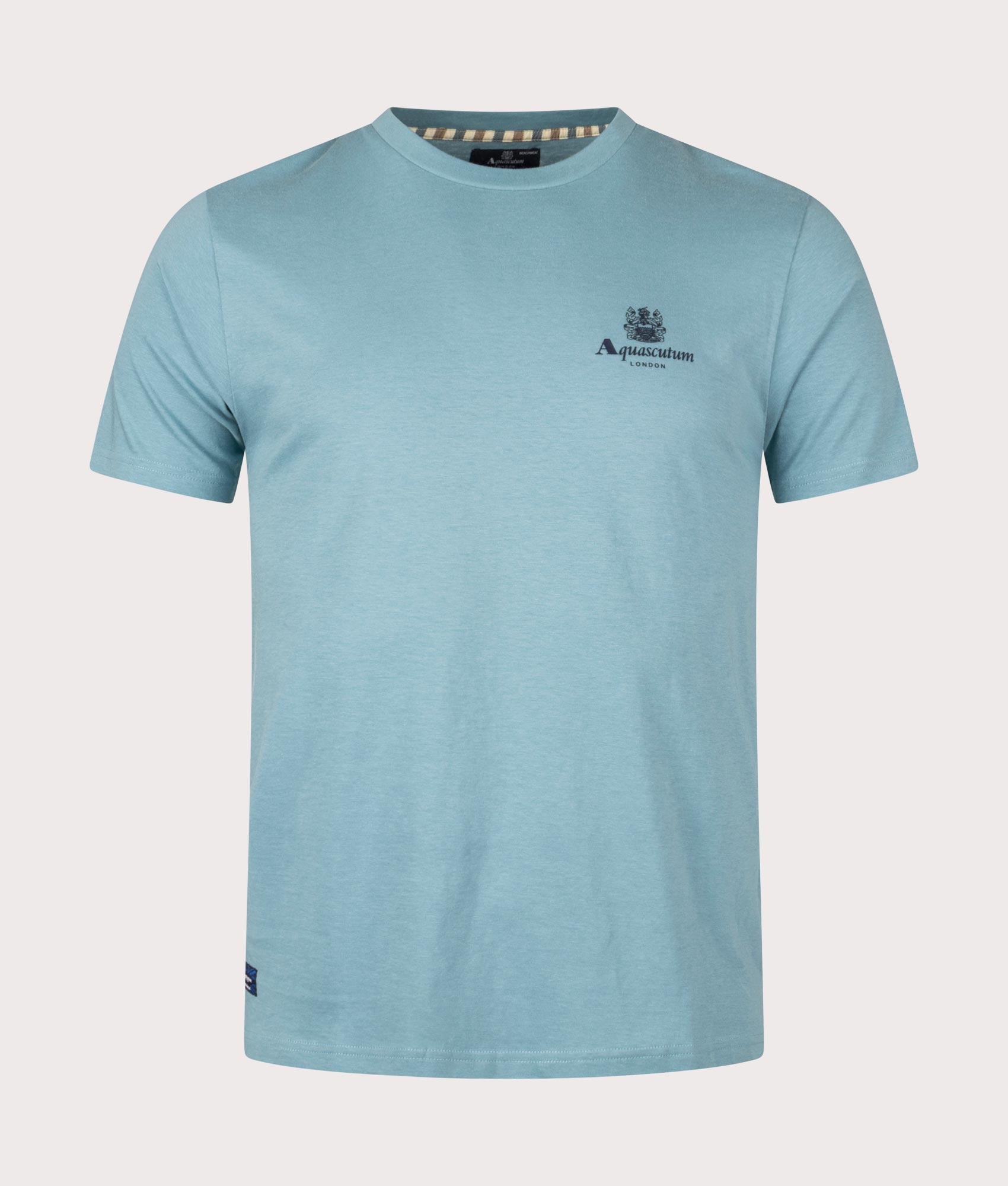 Beach Basic Small Logo T Shirt Avio Aquascutum EQVVS