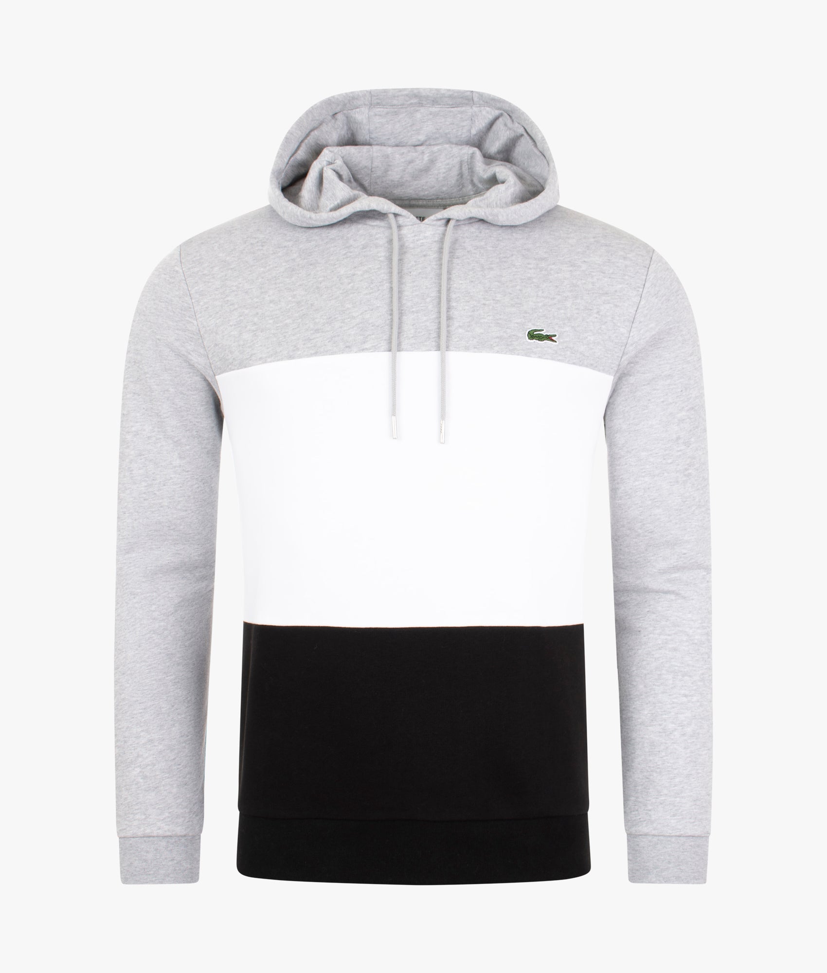 Lacoste colour discount block overhead hoodie