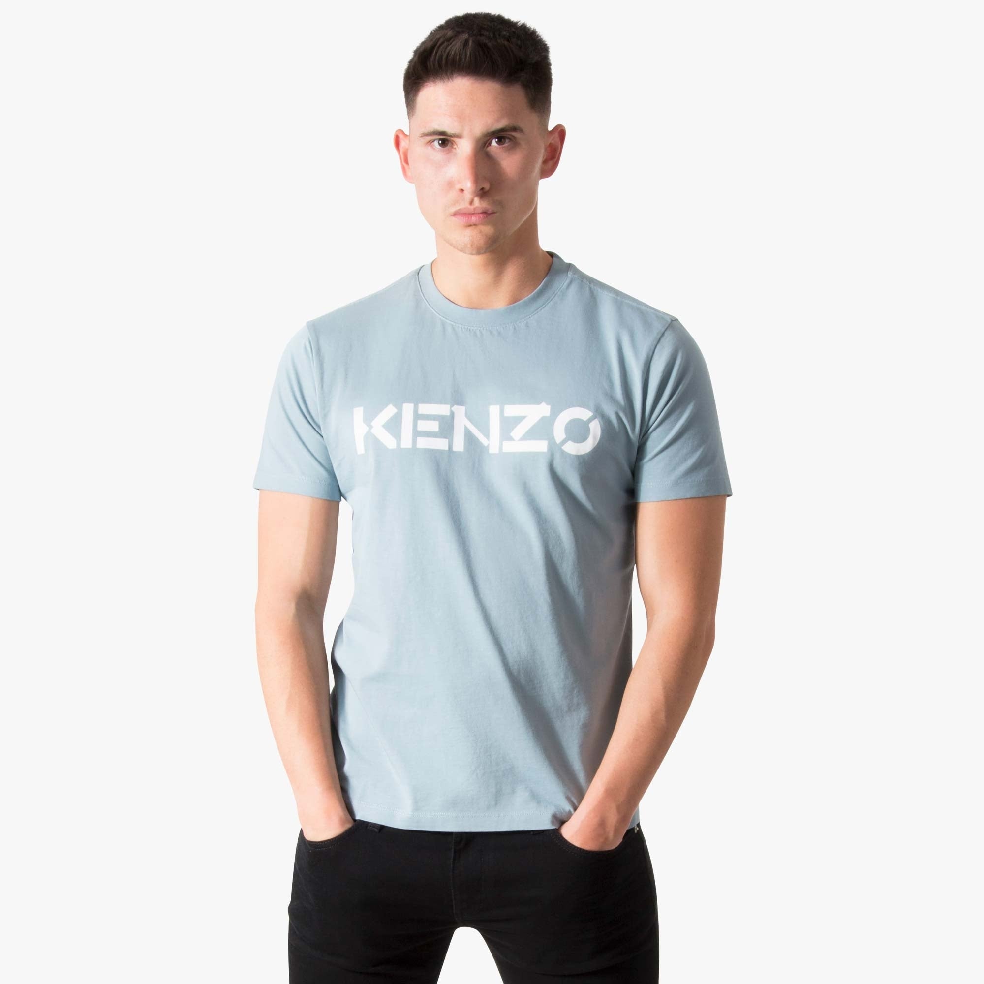 Kenzo Logo T-Shirt Glacier | KENZO | EQVVS
