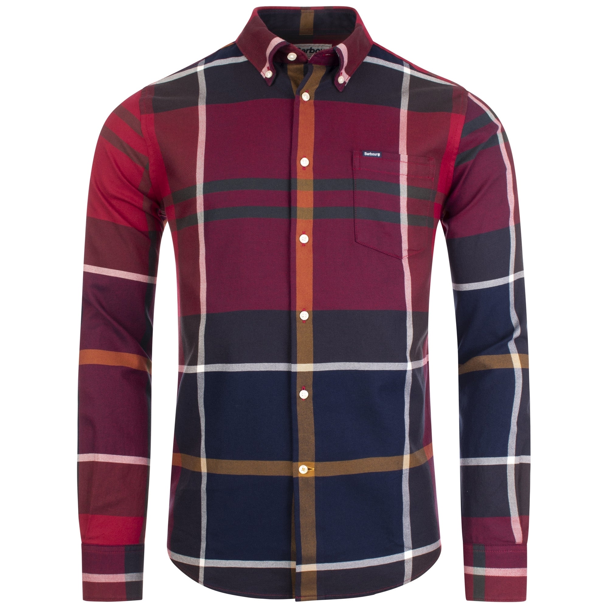 Barbour dunoon sale shirt red