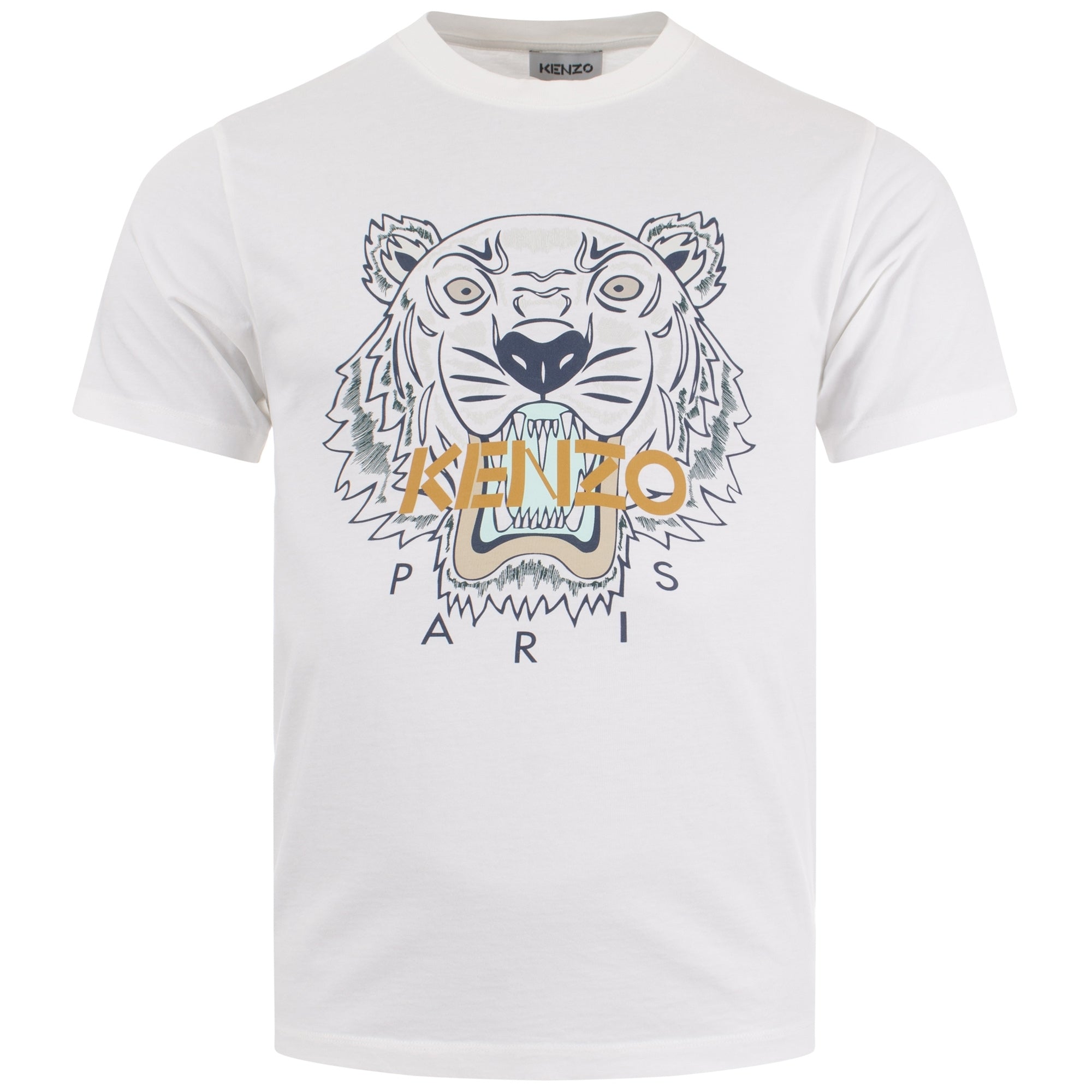 Kenzo Kenzo Icon Tiger T-shirt White/green