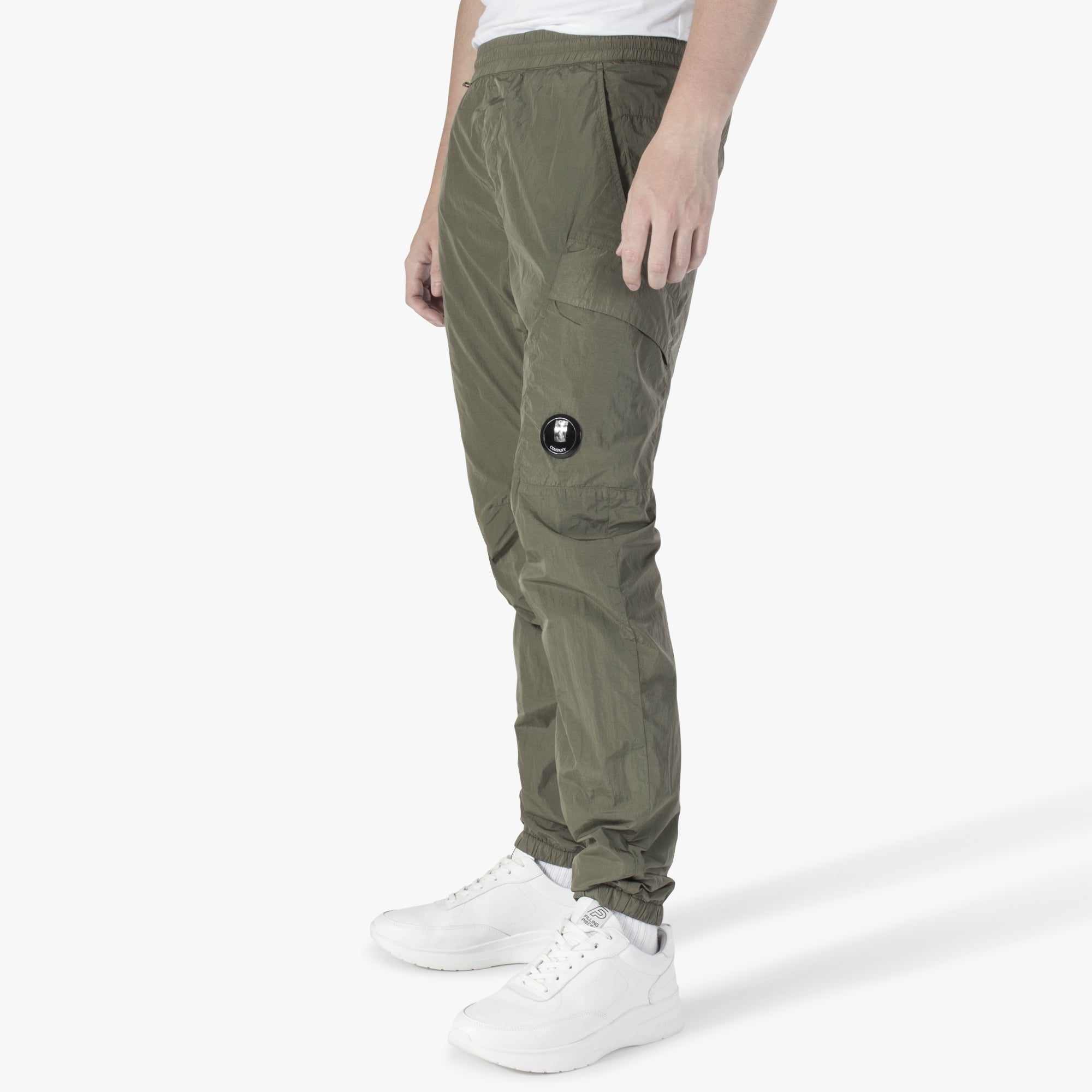 Chrome-R Track Pants Stone Gray | C.P. Company | EQVVS