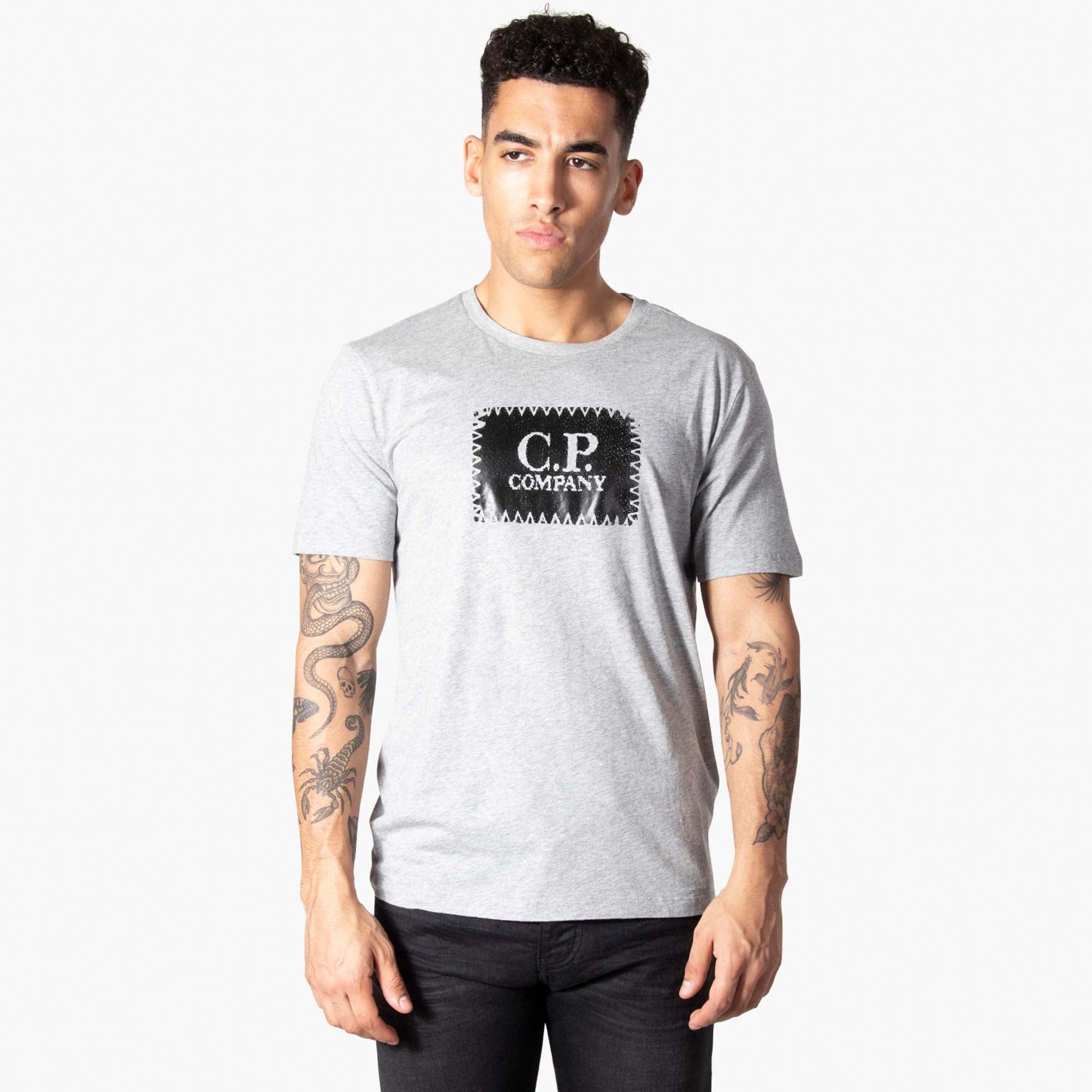 cp company grey t shirt