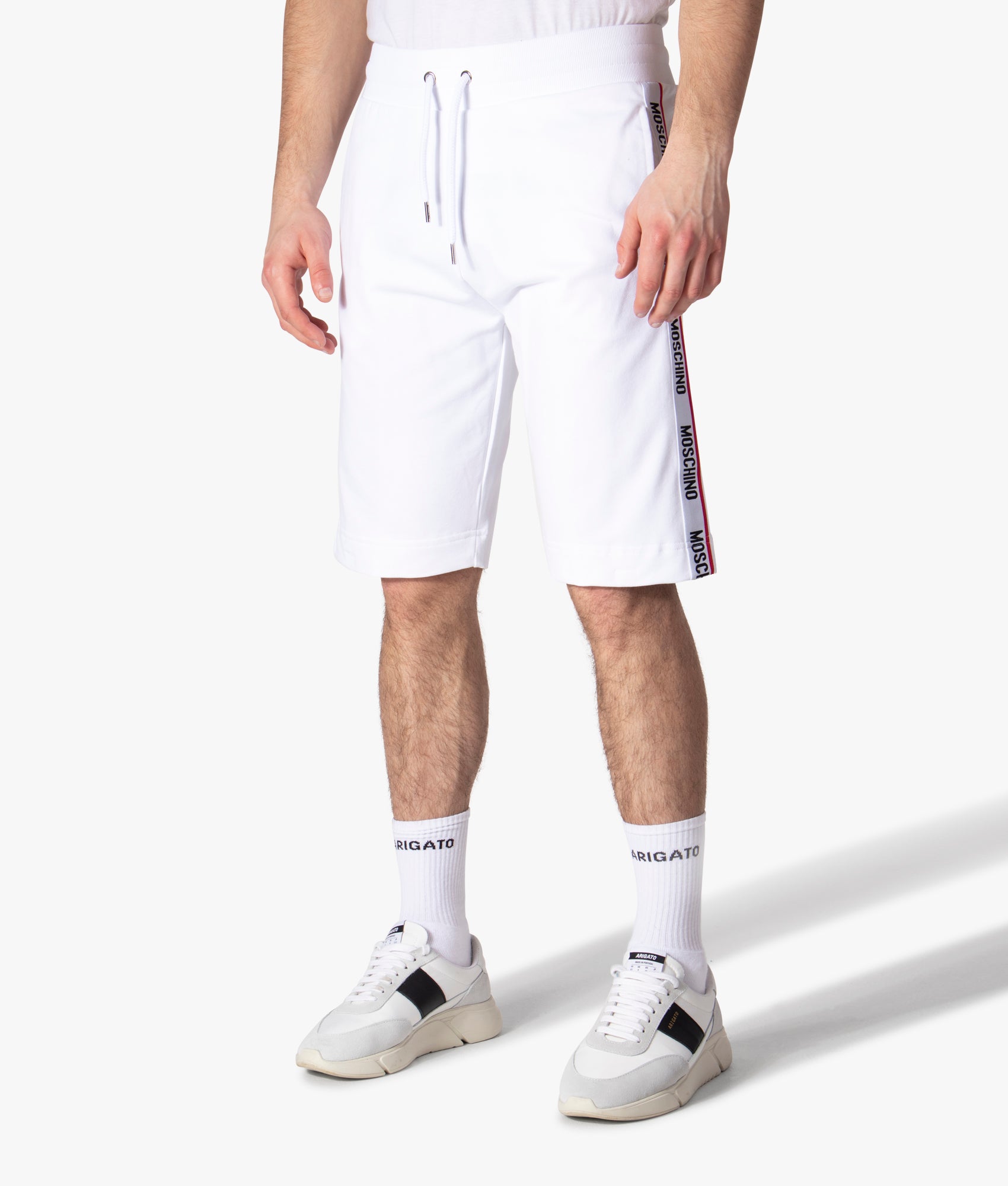 White Cotton shorts Moschino - Vitkac Australia