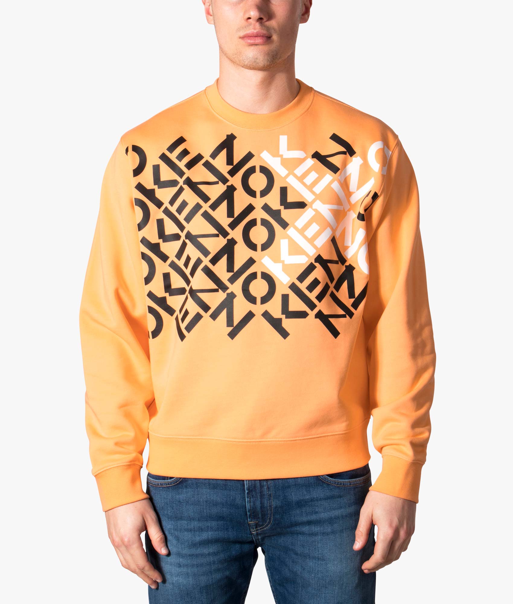 Kenzo Apricot Sport Monogram Sweatshirt - Sweatshirts from