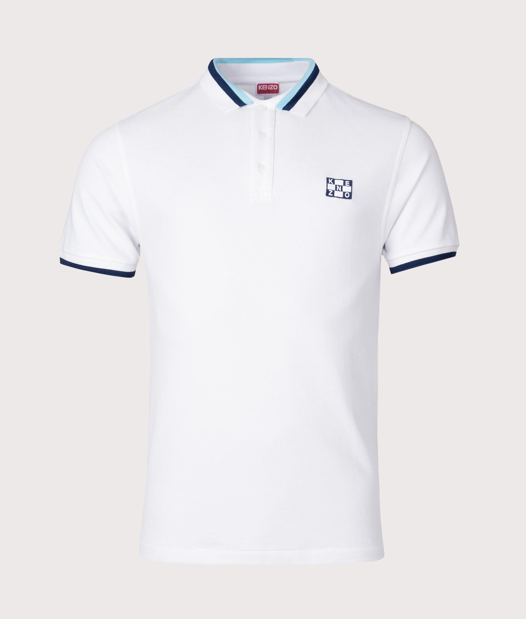 White kenzo on sale polo shirt