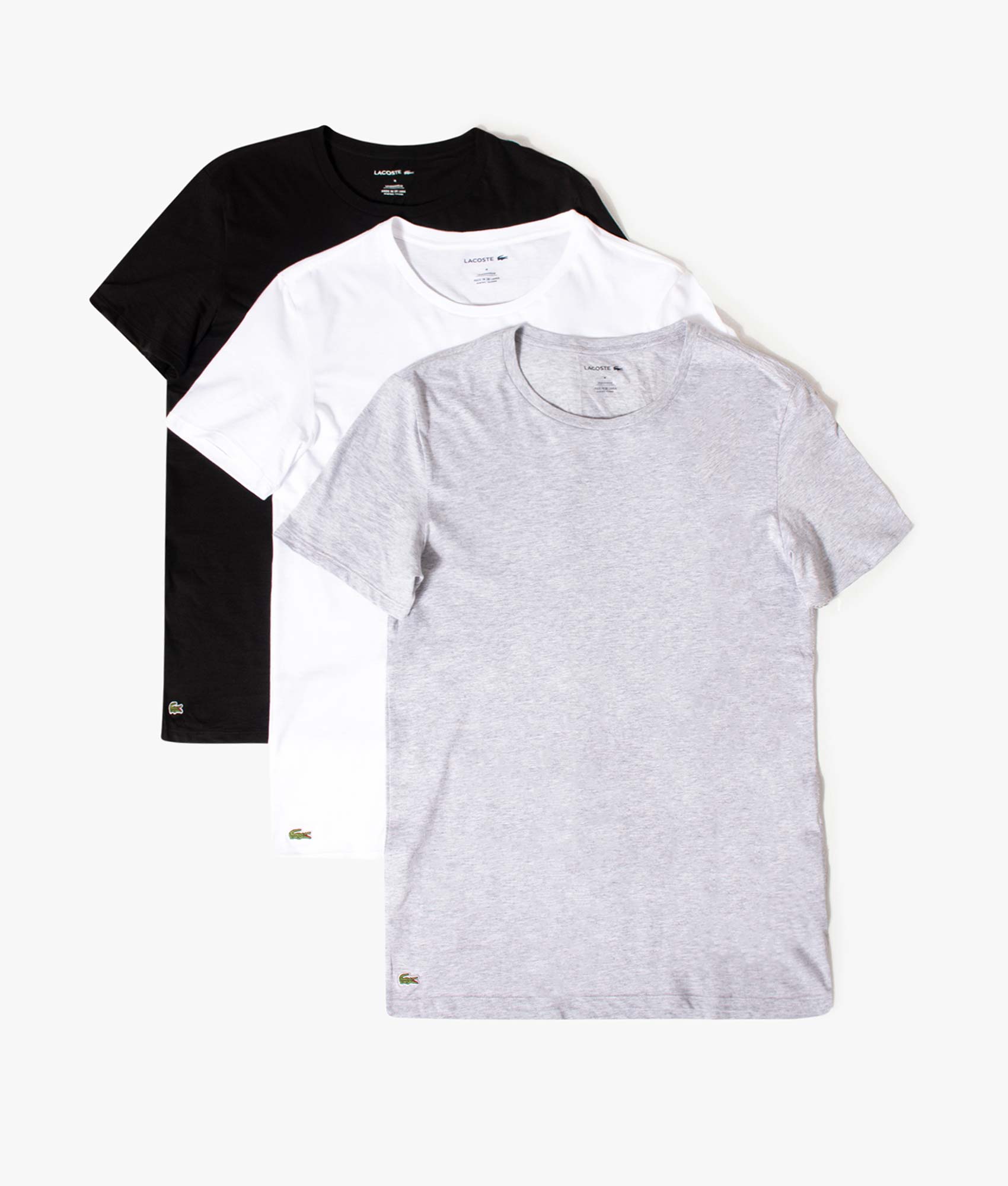 3 pack lacoste store t shirts