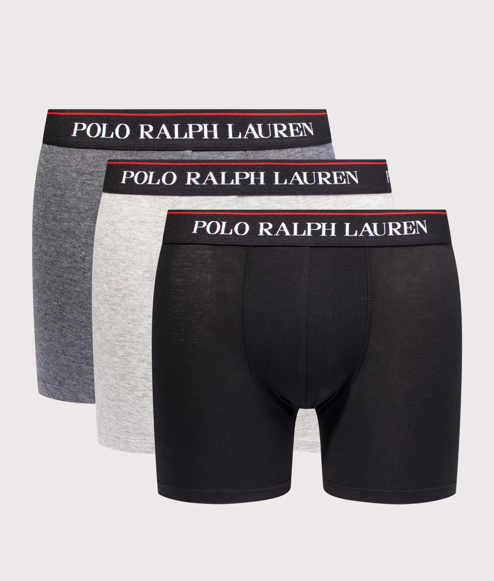 Shop Polo Ralph Lauren 3PK Cotton Boxer Briefs RCBBP3-PBD black