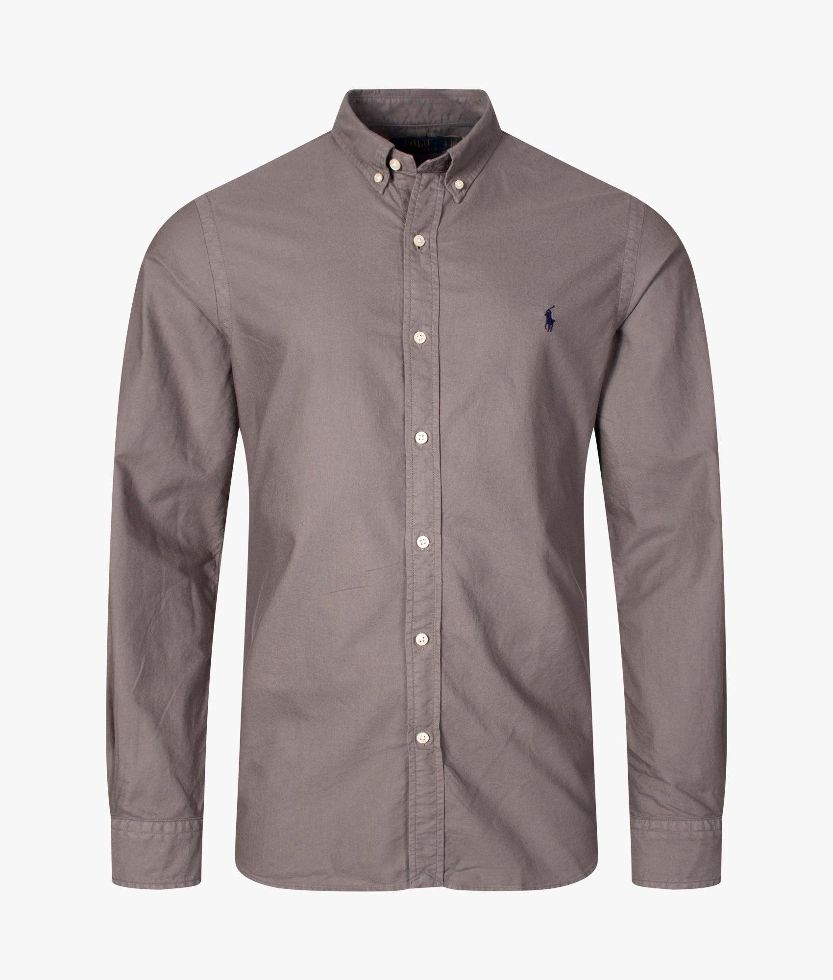 Ralph lauren grey oxford shirt hotsell