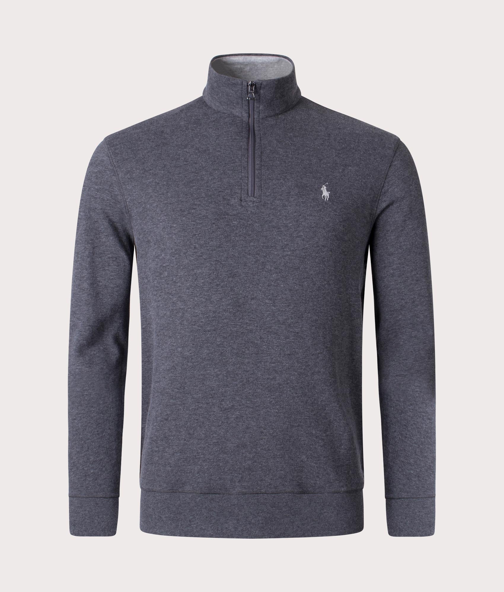 Grey quarter zip online ralph lauren