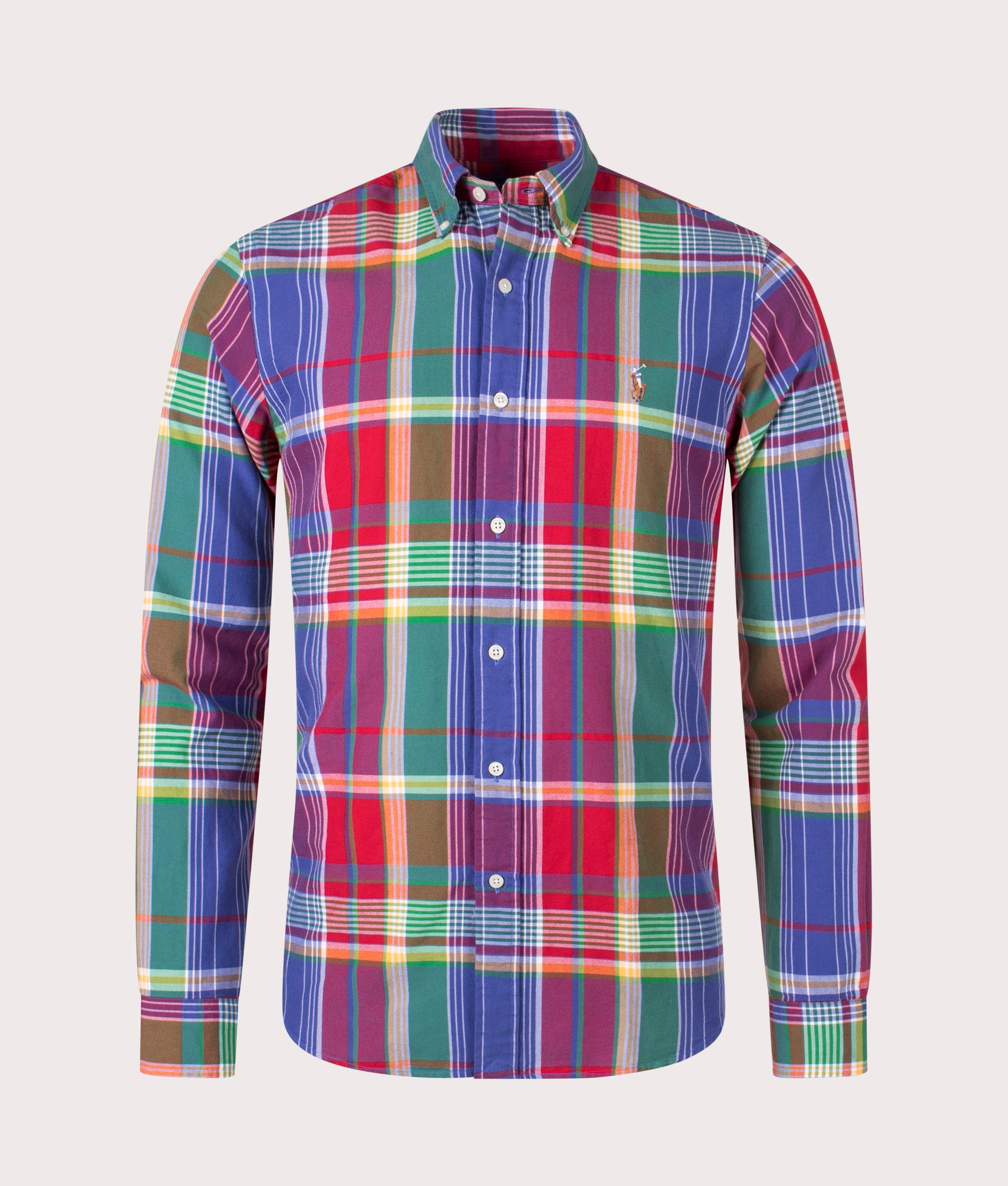 Checkered Oxford Shirt Red/Blue Multi, Polo Ralph Lauren