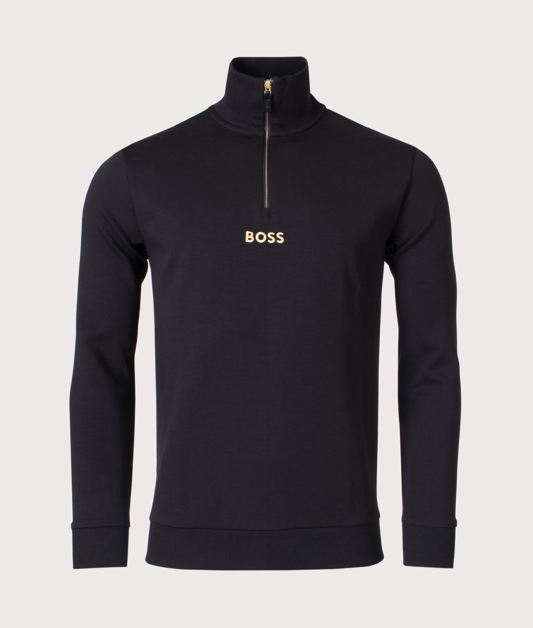 Black and gold on sale boss jumper