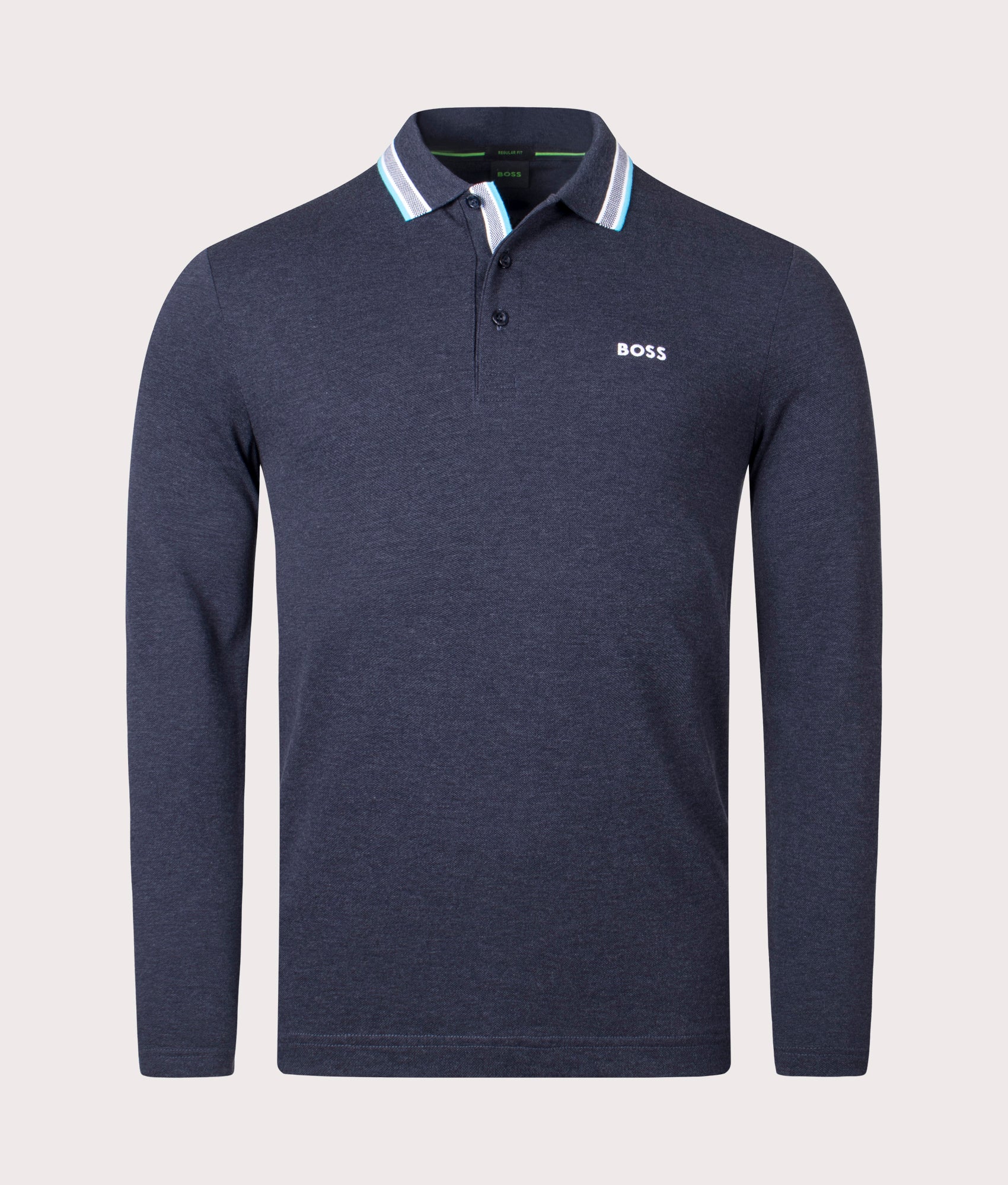 Boss plisy clearance long sleeve polo