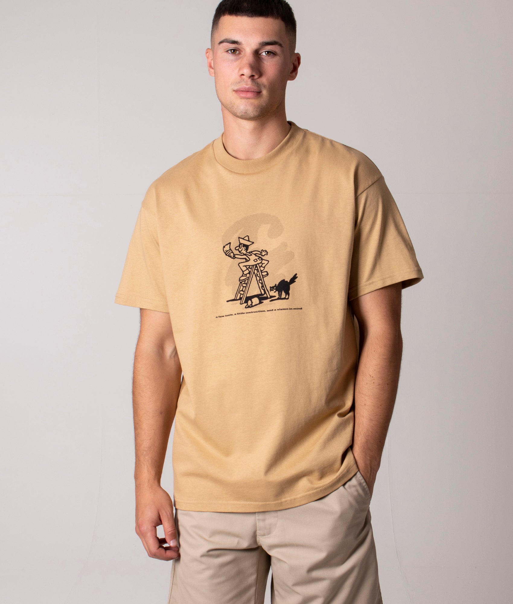 Carhartt WIP Goods T-shirt in brown