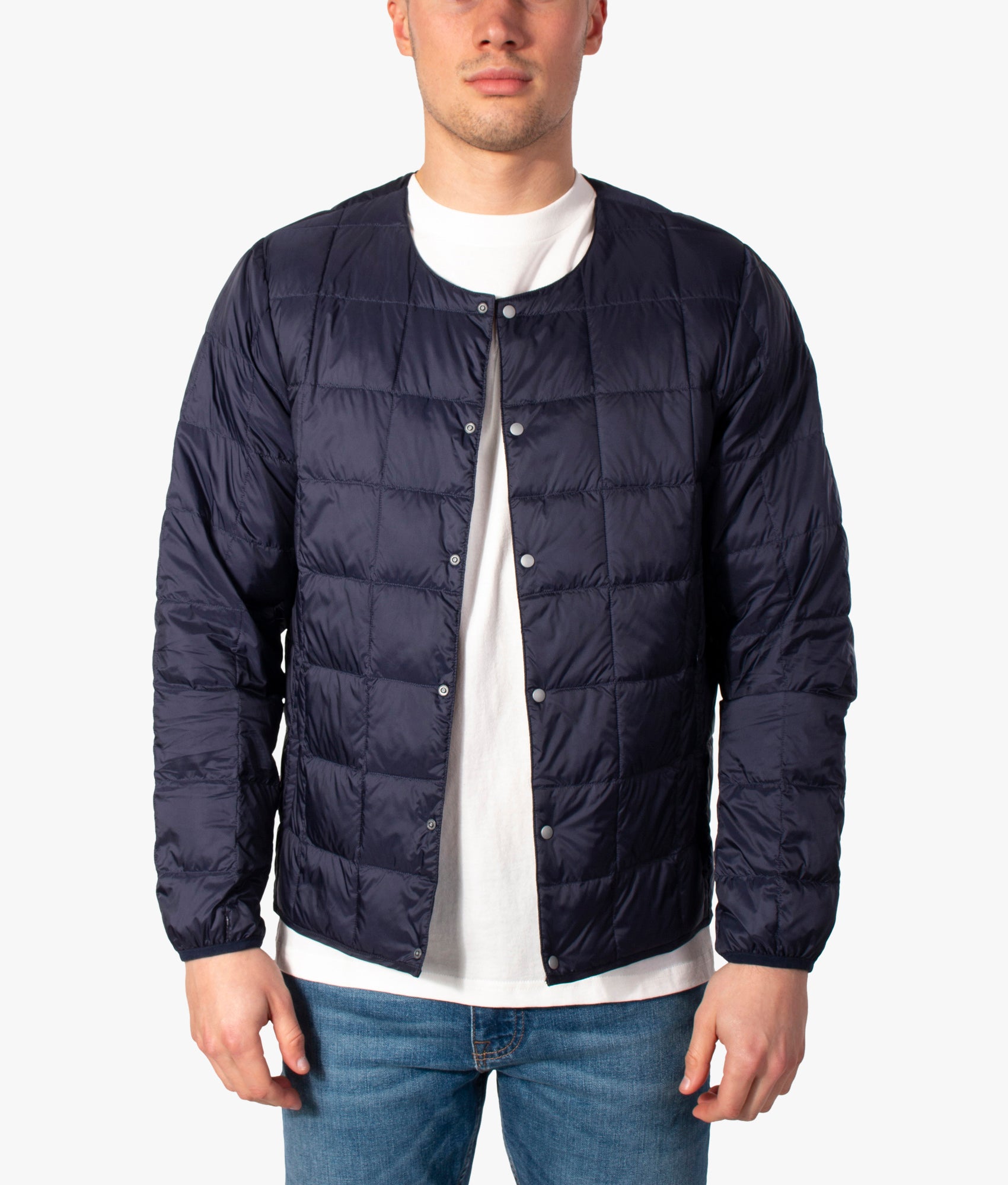 Round neck hotsell jacket mens