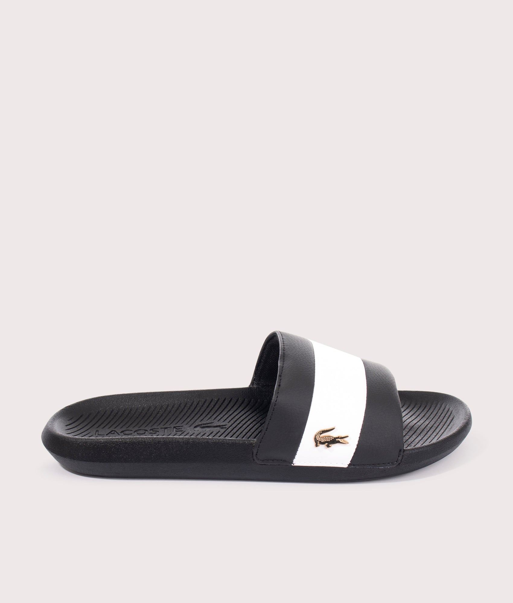 Croco Stripe Sliders Lacoste EQVVS