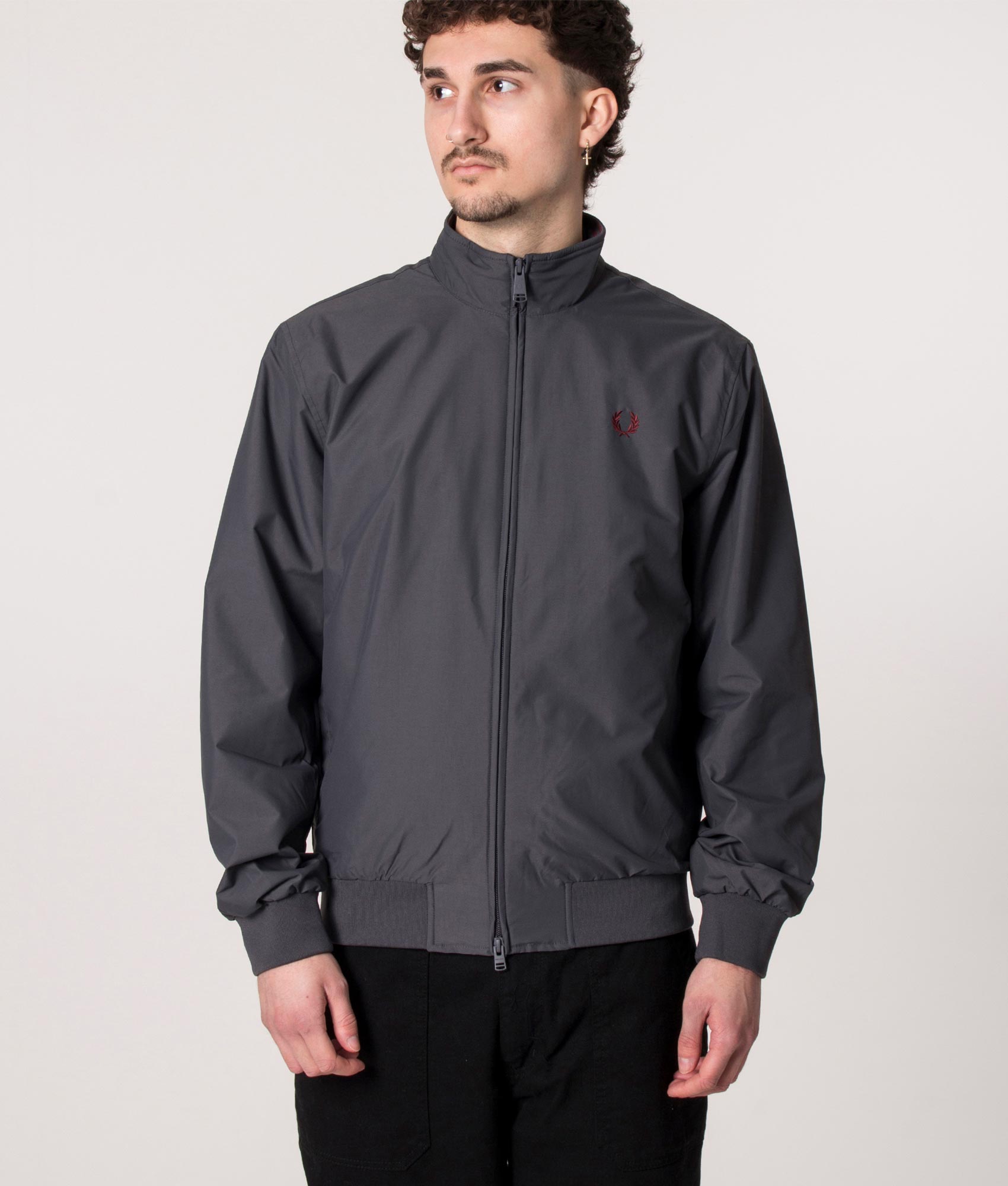 Brentham Jacket Gunmetal Fred Perry EQVVS