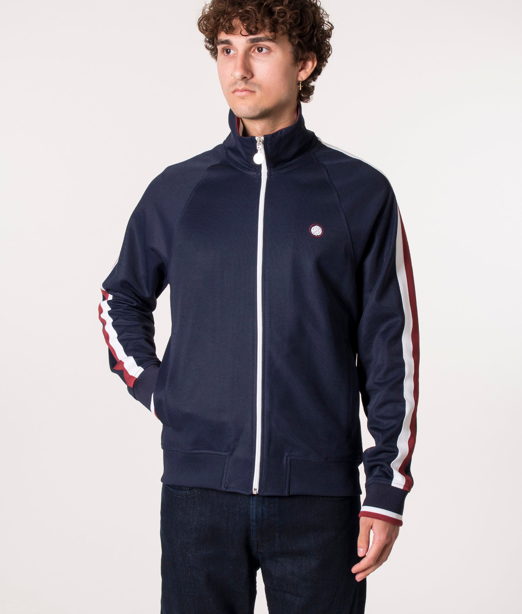 Navy on sale track top