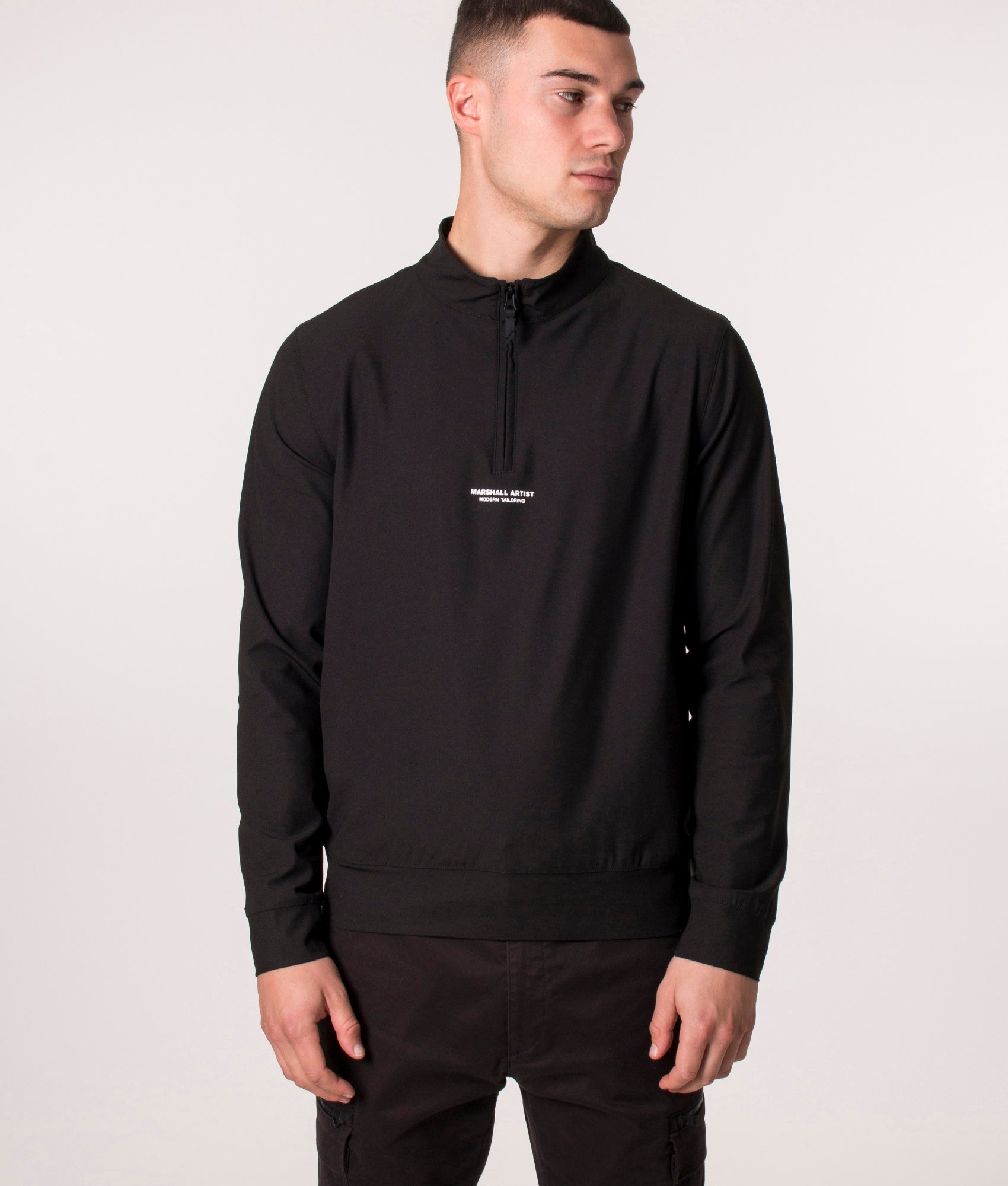 Training Quarter Zip Sweatshirt Black Marshall Artist EQVVS