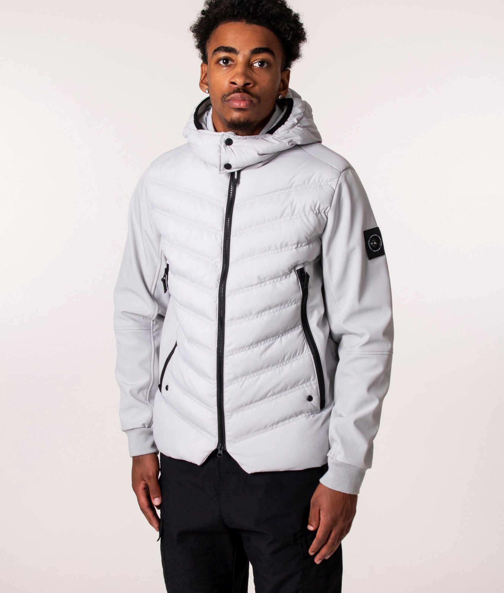 Brave soul reflective outlet puffer jacket