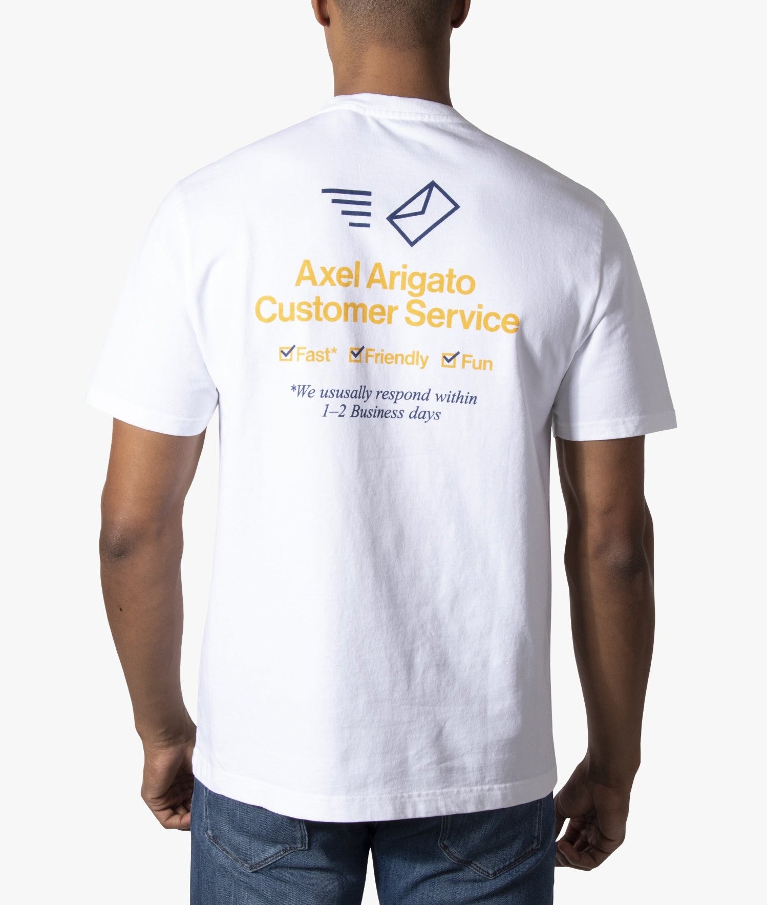 Customer Service Logo T Shirt Axel Arigato EQVVS