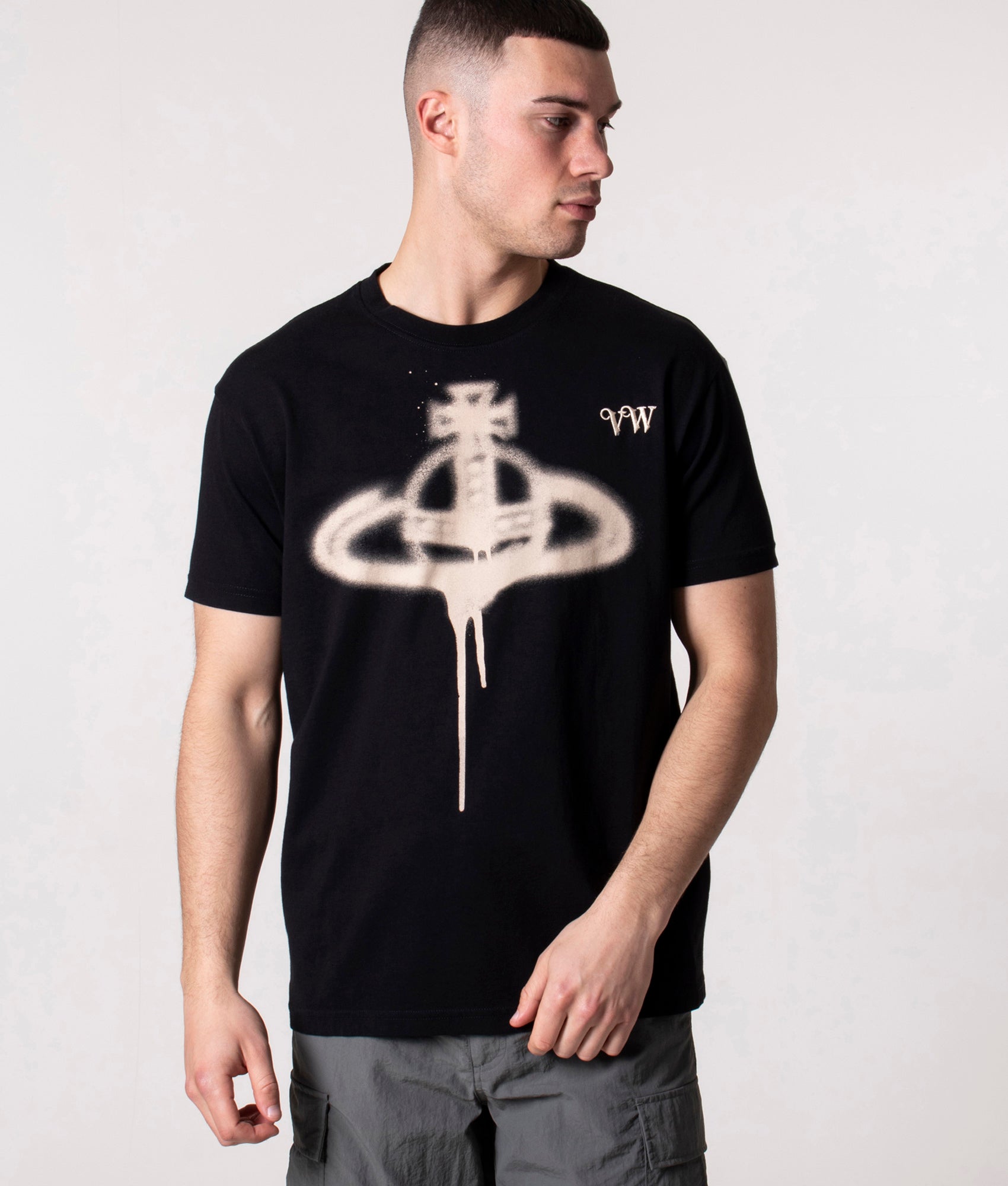 Relaxed Fit Spray Orb Classic T-Shirt | Vivienne Westwood | EQVVS