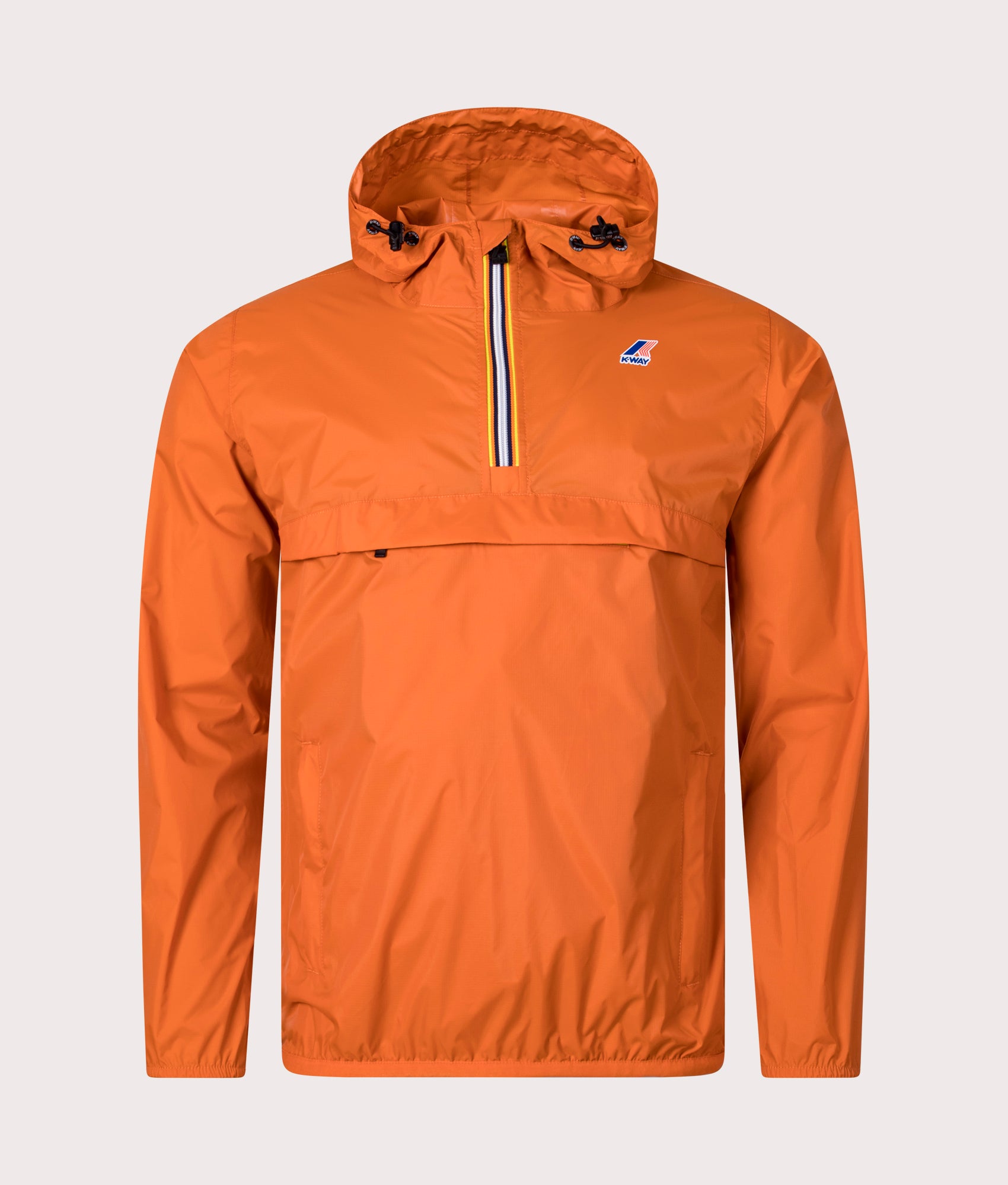 Orange k way on sale jacket