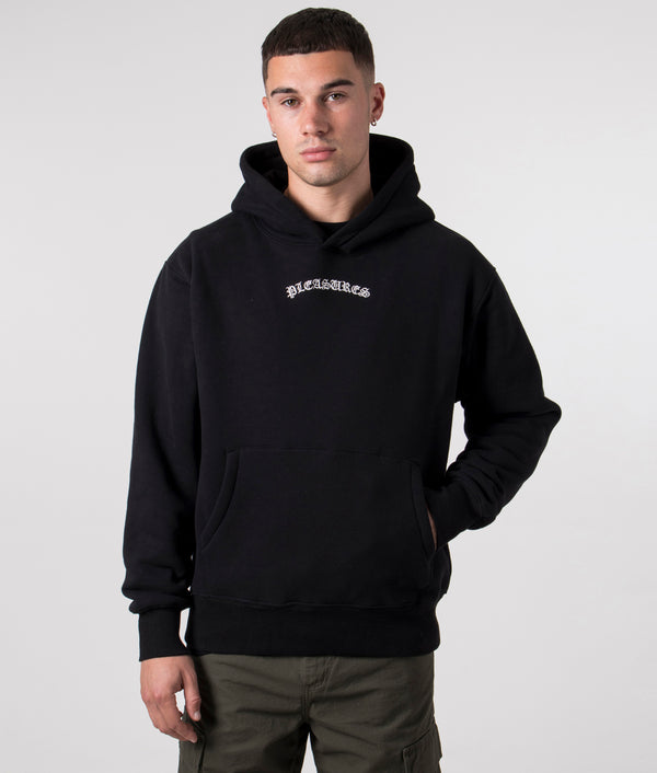 Relaxed Fit Neural Hoodie Black | PLEASURES | EQVVS