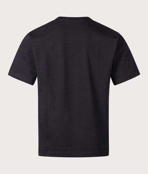 and wander Logo T-Shirt in Black by and Wander. EQVVS Shot.