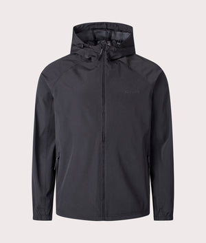 Dickies Ronan Shell Jacket in Black, waterproof. EQVVS Front Shot