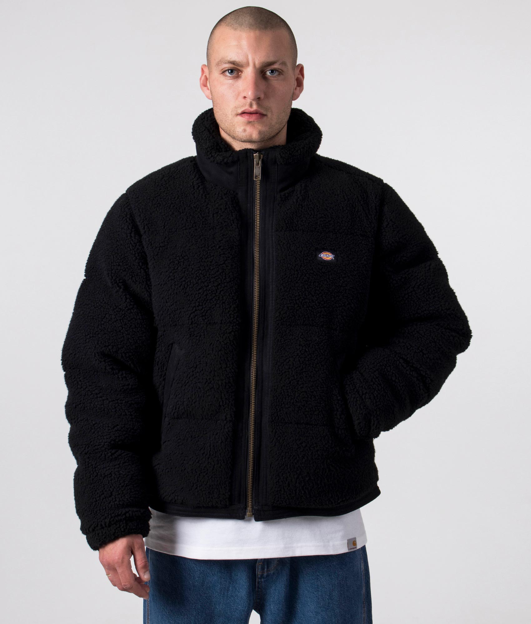 Relaxed Fit Mount Hope Puffer Jacket Black | Dickies | EQVVS