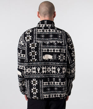 Relaxed Hays Quarter Zip Fleece All Over Print Dark Dickies EQVVS