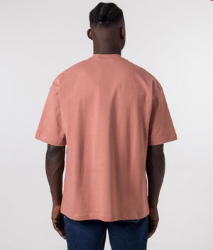 Faded T-Shirt in Clay. EQVVS Back Angle Shot.